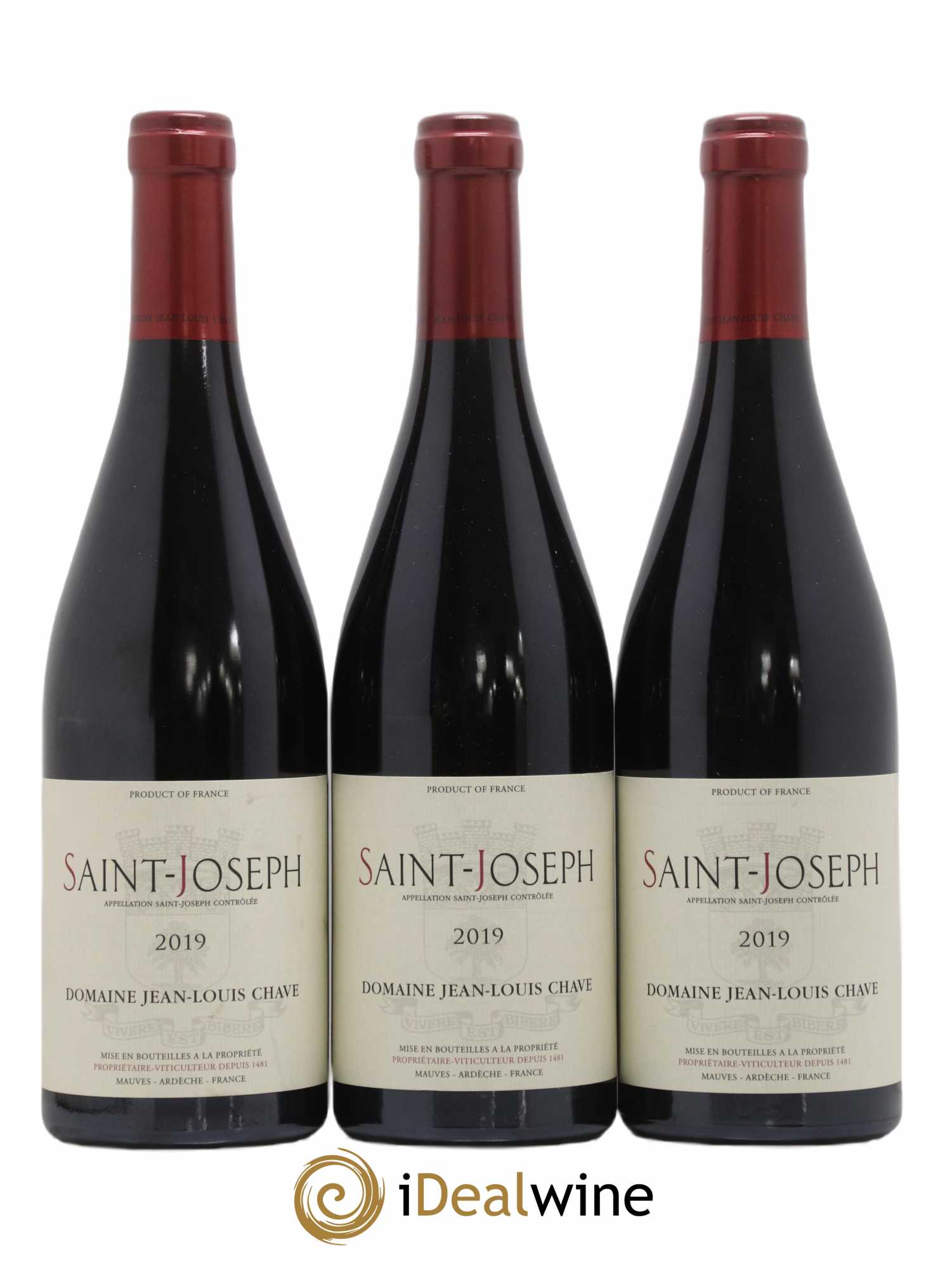 Saint-Joseph Jean-Louis Chave 2019 - Lot de 3 bouteilles - 0