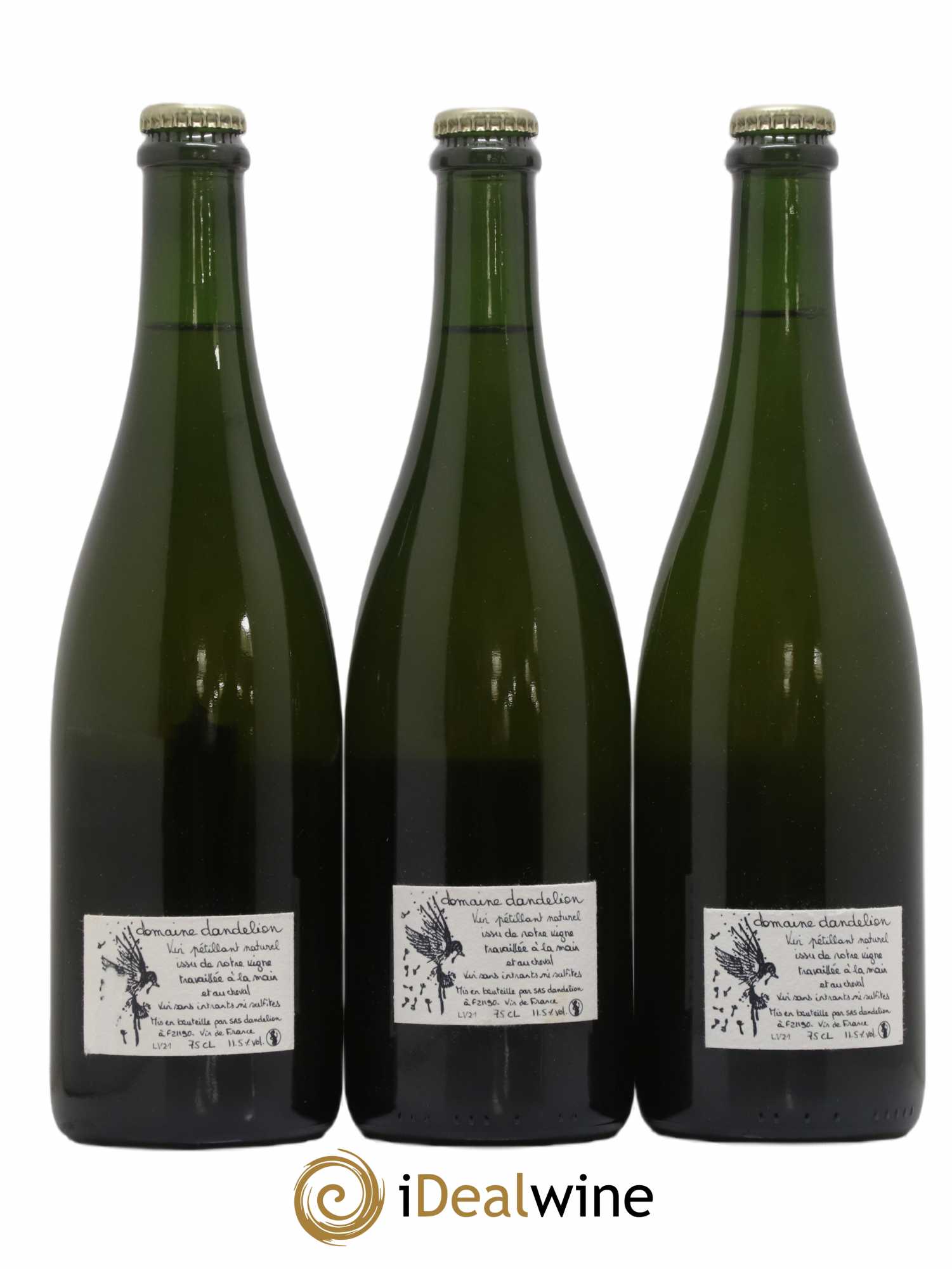 Vin de France Dandelion (Domaine) 2021 - Lot de 3 bouteilles - 1