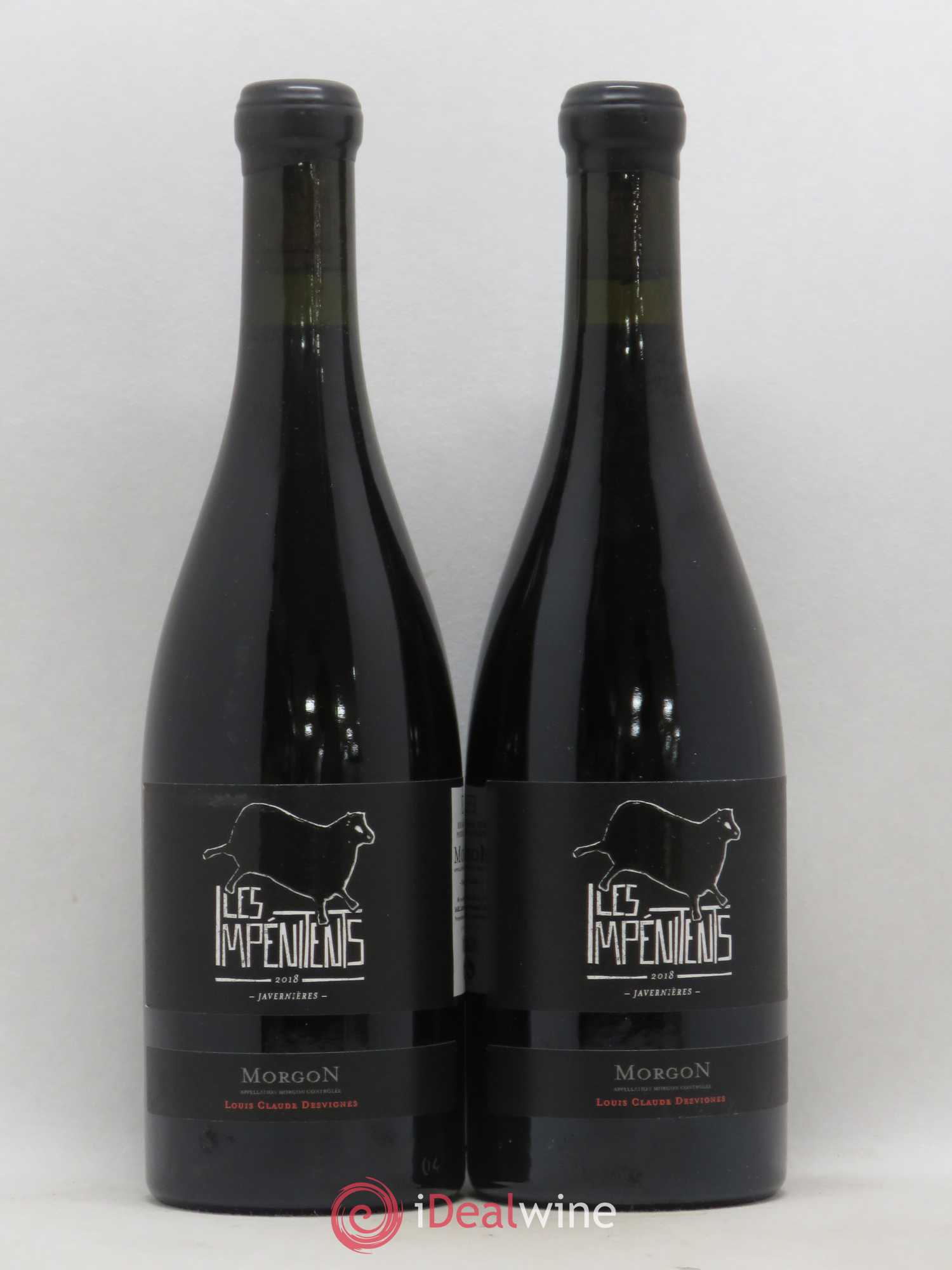 Morgon Javernières Les Impénitents Louis-Claude Desvignes 2018 - Lot de 2 bouteilles - 0