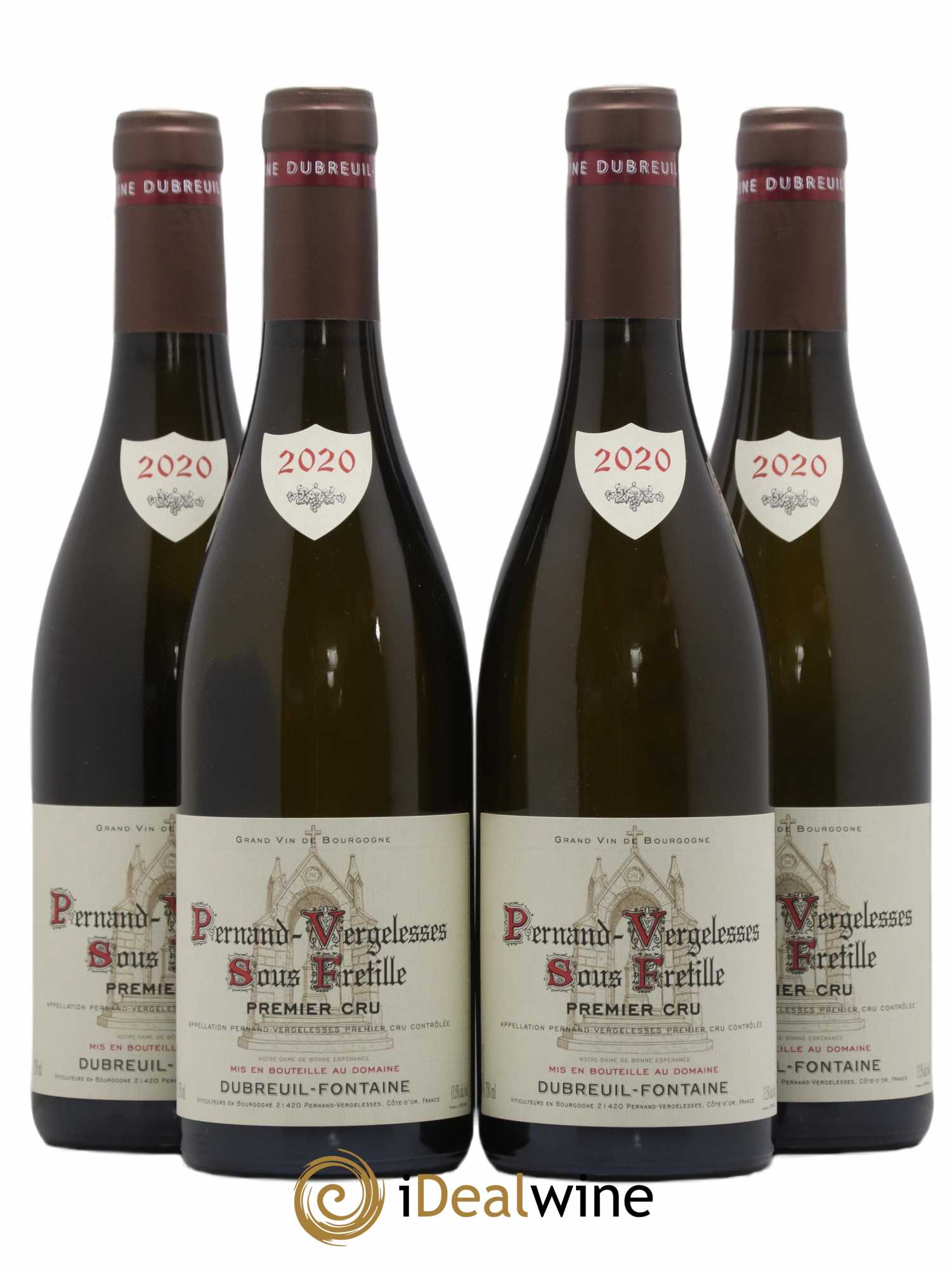 Pernand-Vergelesses 1er Cru Sous Fretille Dubreuil Fontaine 2020 - Posten von 4 Flaschen - 0