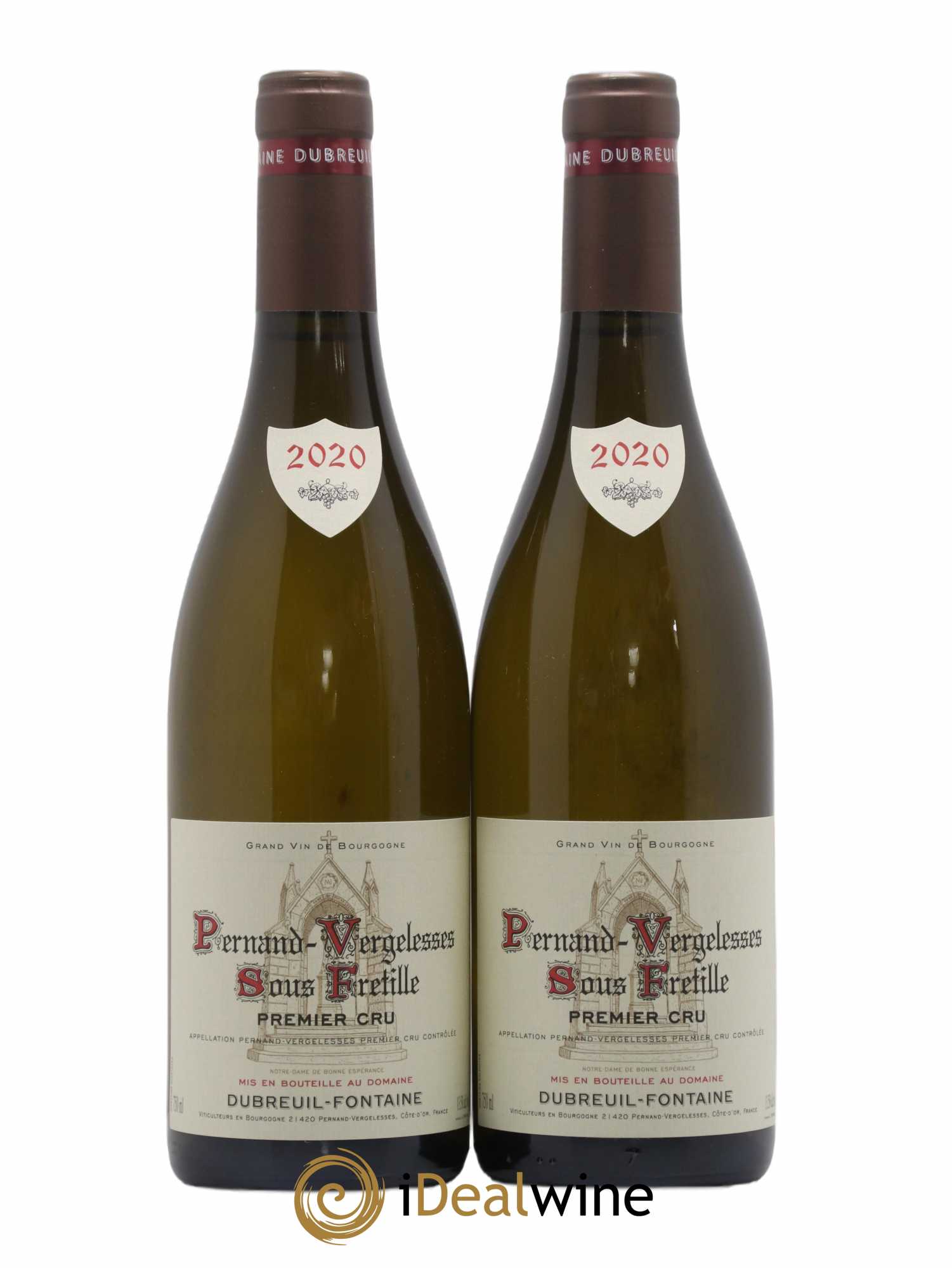Pernand-Vergelesses 1er Cru Sous Fretille Dubreuil Fontaine 2020 - Posten von 2 Flaschen - 0