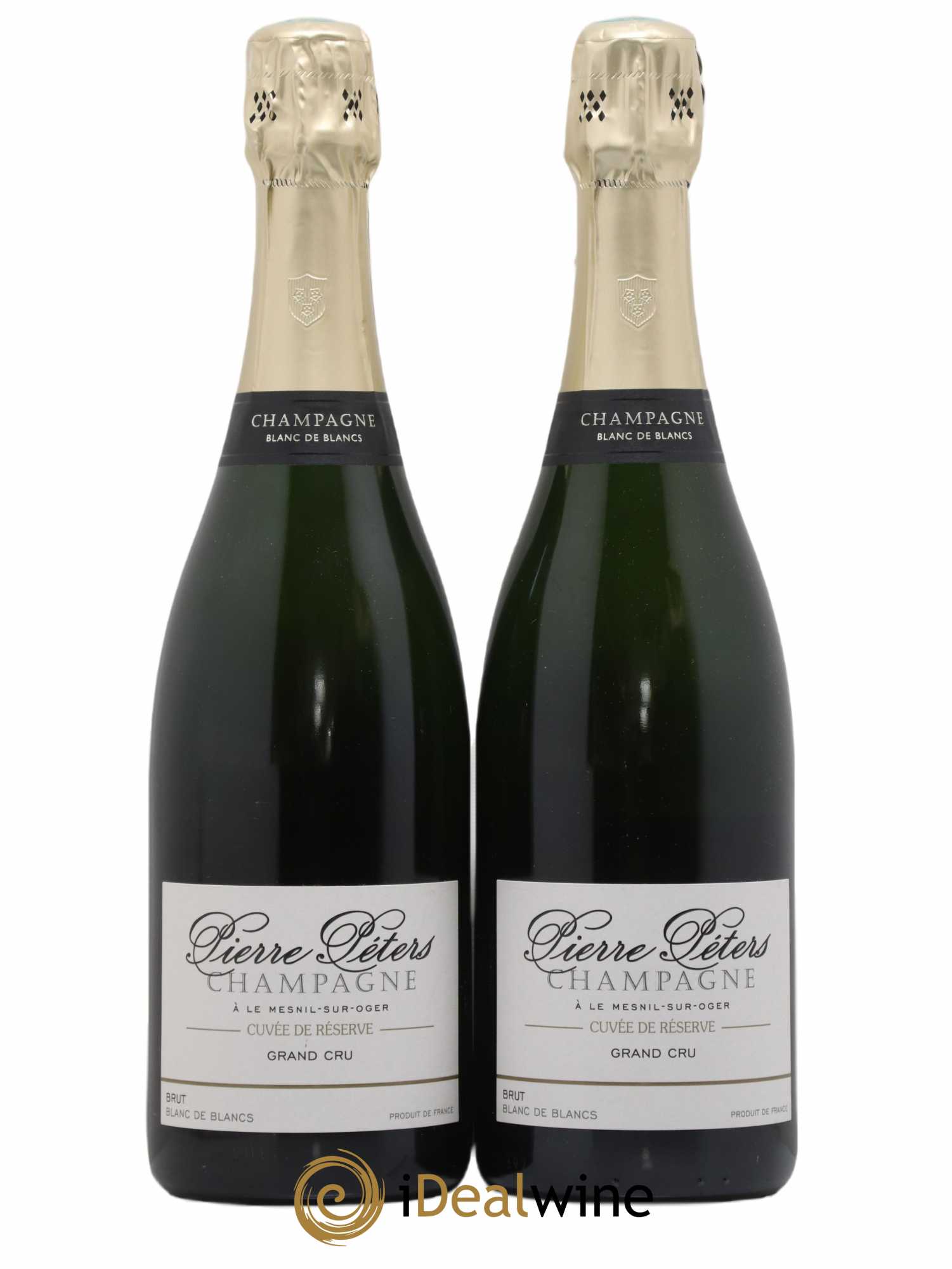 Blanc de Blancs Cuvée de Réserve Grand Cru Brut Pierre Péters - Lot de 2 bouteilles - 0
