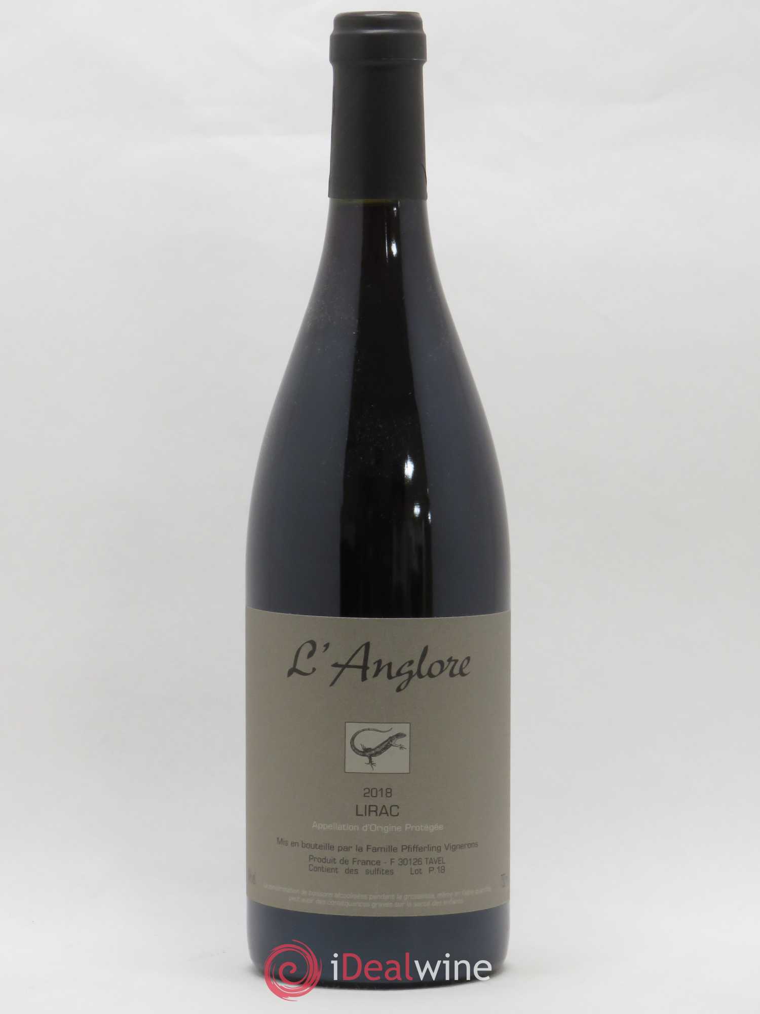Lirac L'Anglore (sans prix de réserve) 2018 - Lot de 1 bouteille - 0