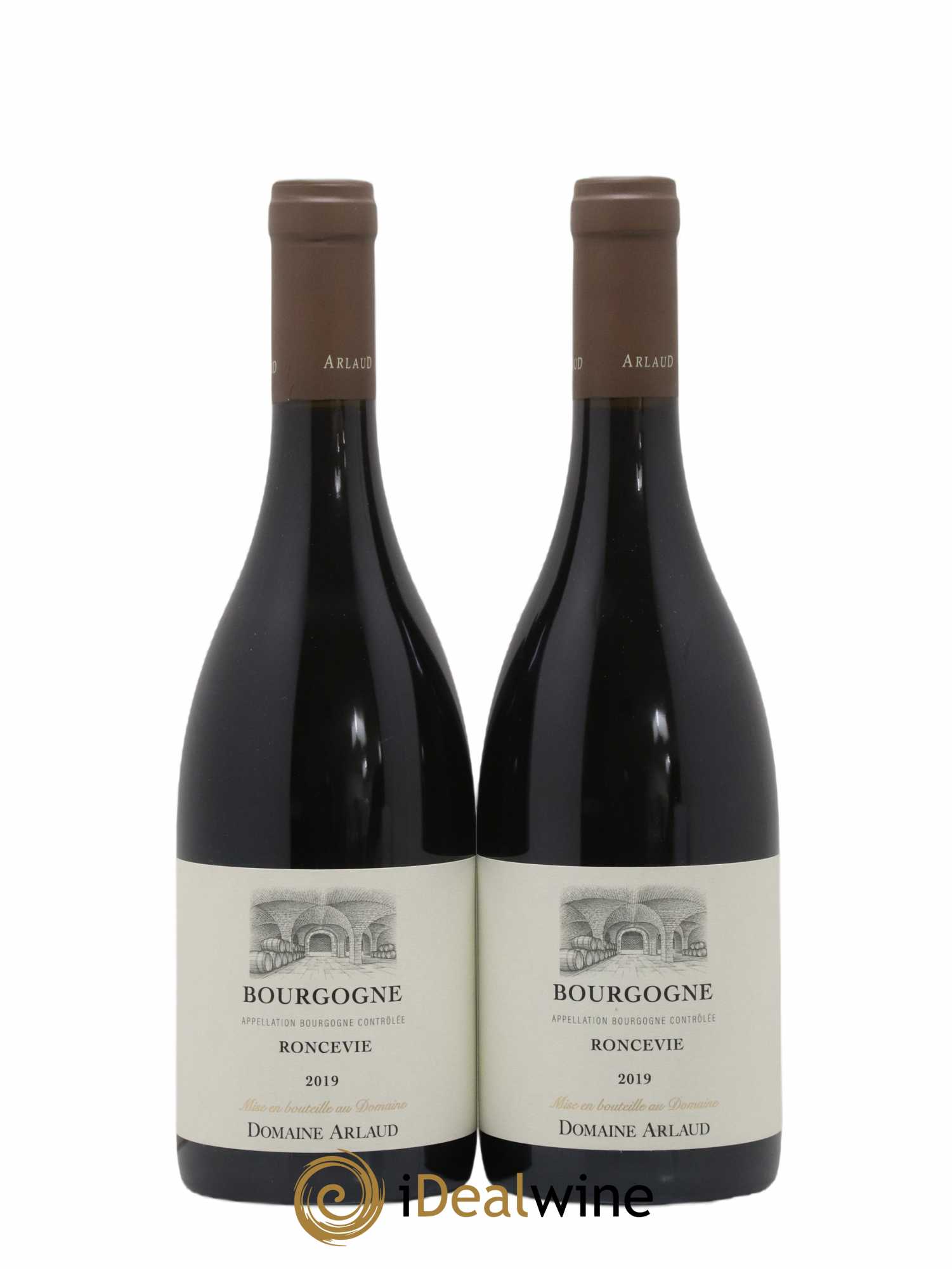 Bourgogne Roncevie Arlaud 2019 - Lot of 2 bottles - 0