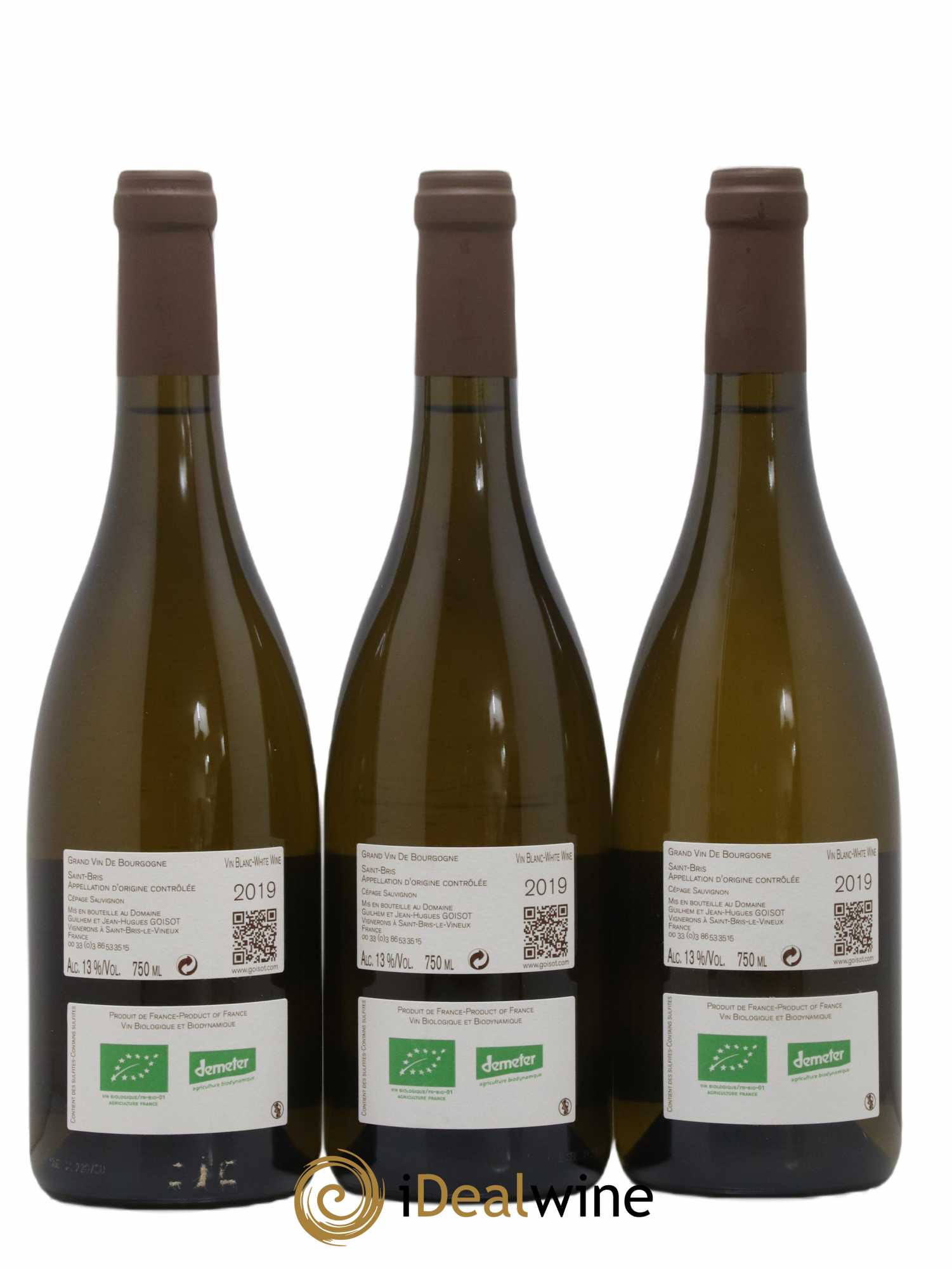 Saint-Bris Exogyra Virgula Goisot 2019 - Lot de 3 bouteilles - 1