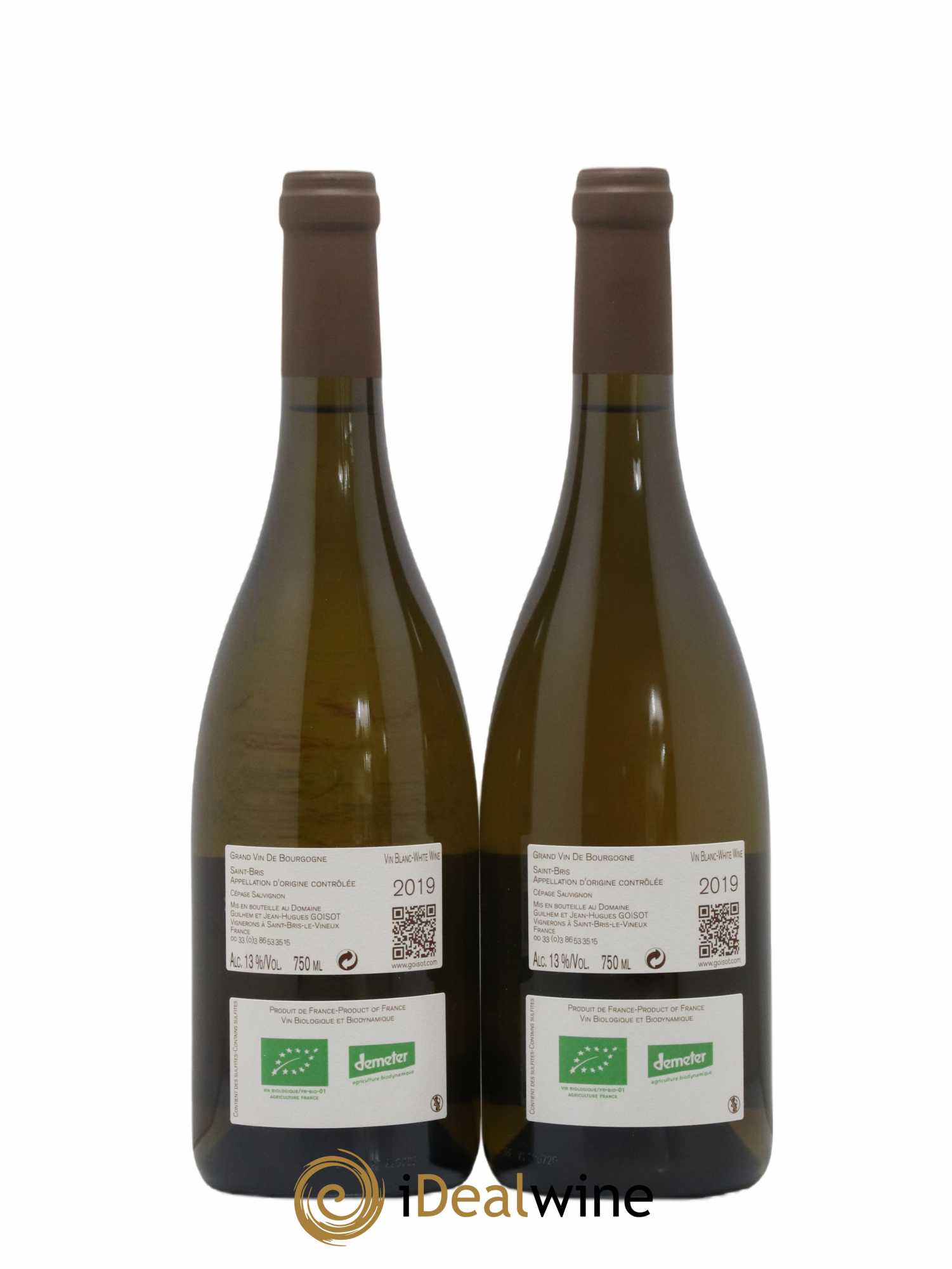 Saint-Bris Exogyra Virgula Goisot 2019 - Lot de 2 bouteilles - 1