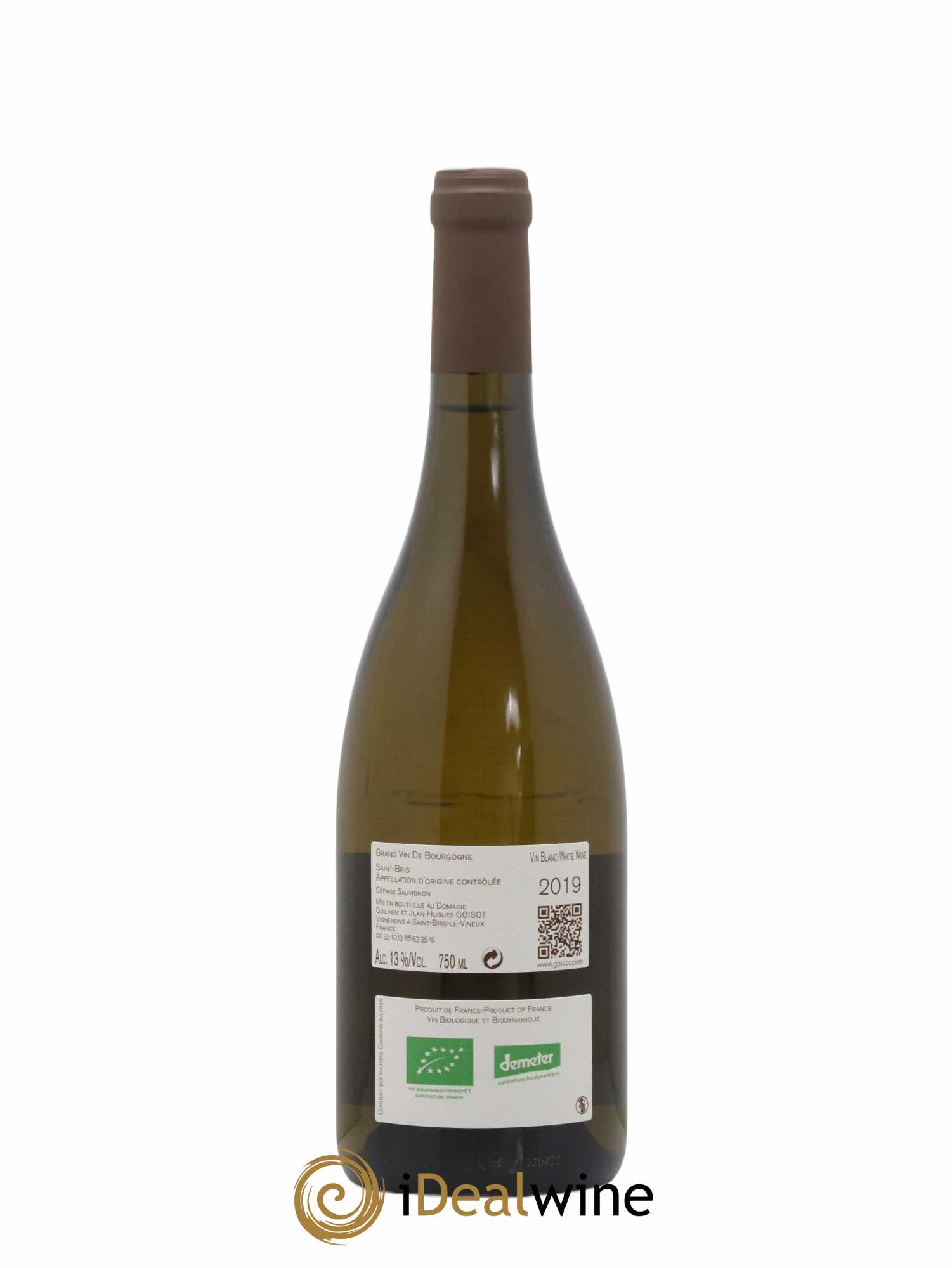 Saint-Bris Exogyra Virgula Goisot (sans prix de réserve) 2019 - Lot de 1 bouteille - 1