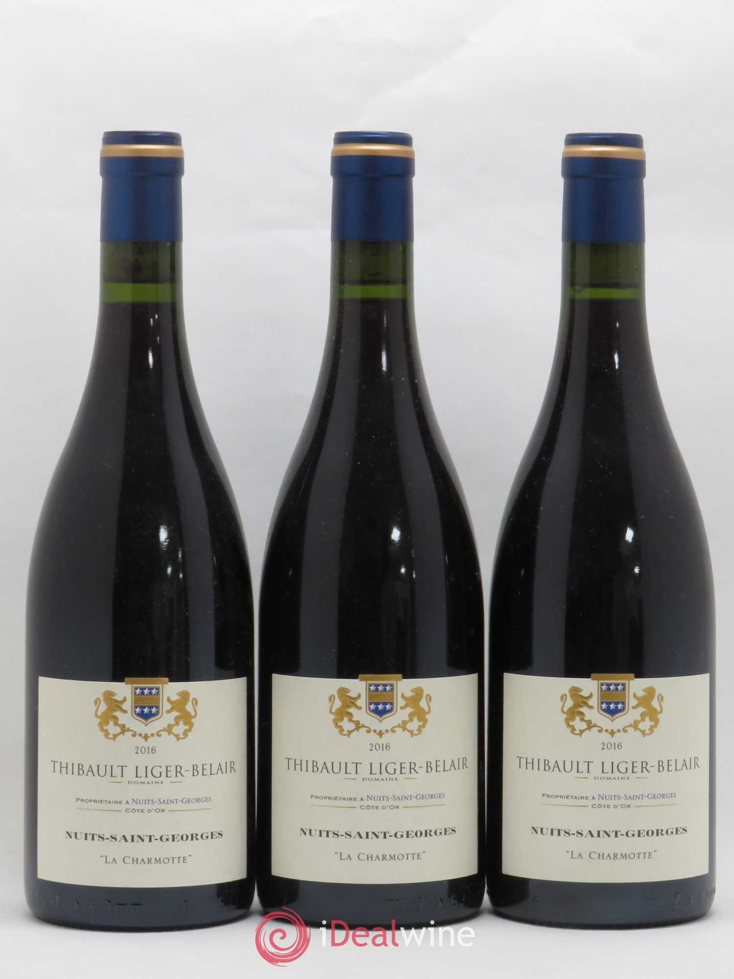 Nuits-Saint-Georges La Charmotte Thibault Liger-Belair 2016 - Lot de 3 bouteilles - 0