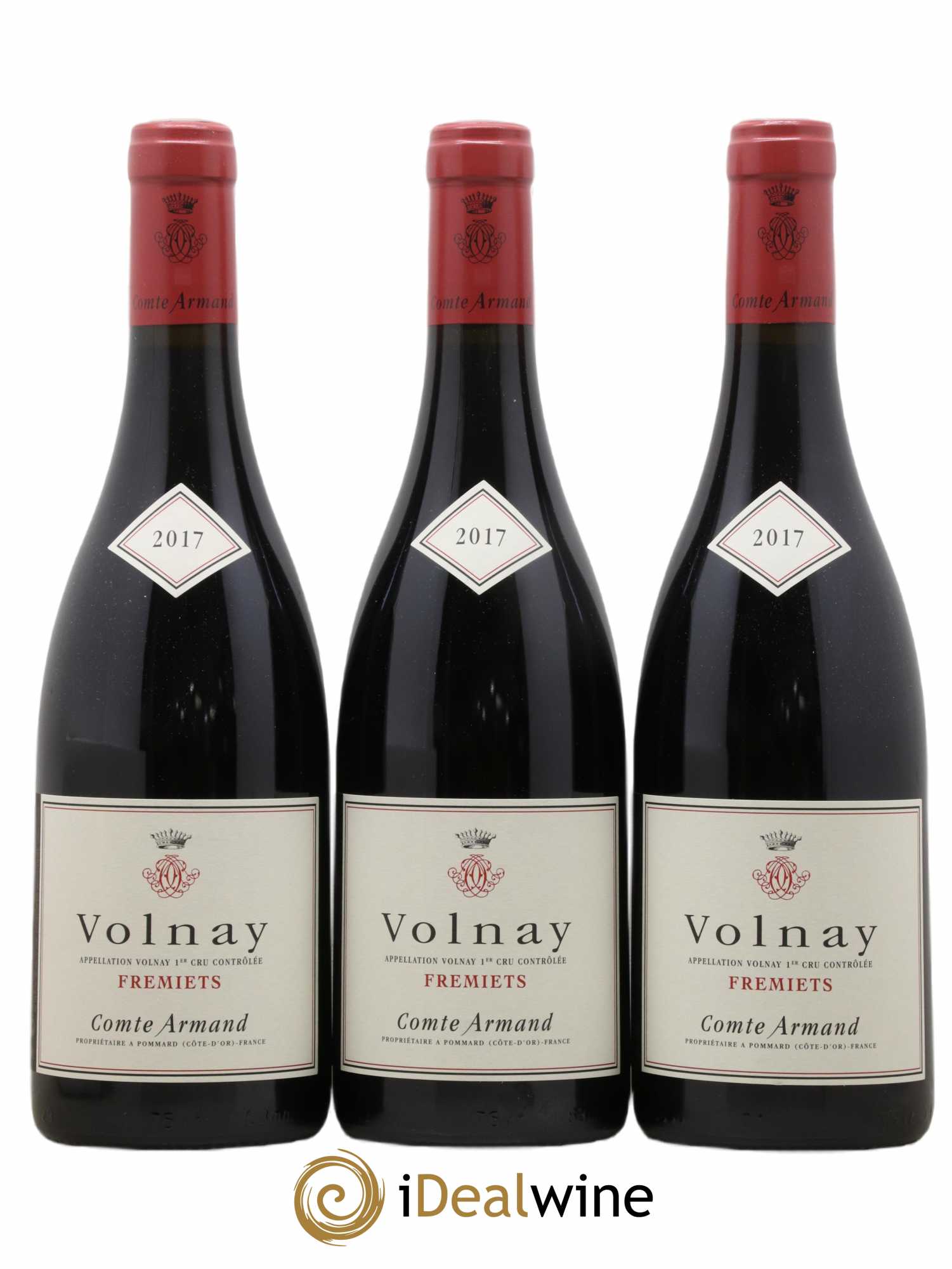 Volnay 1er Cru Les Frémiets Comte Armand 2017 - Lot de 3 bouteilles - 0