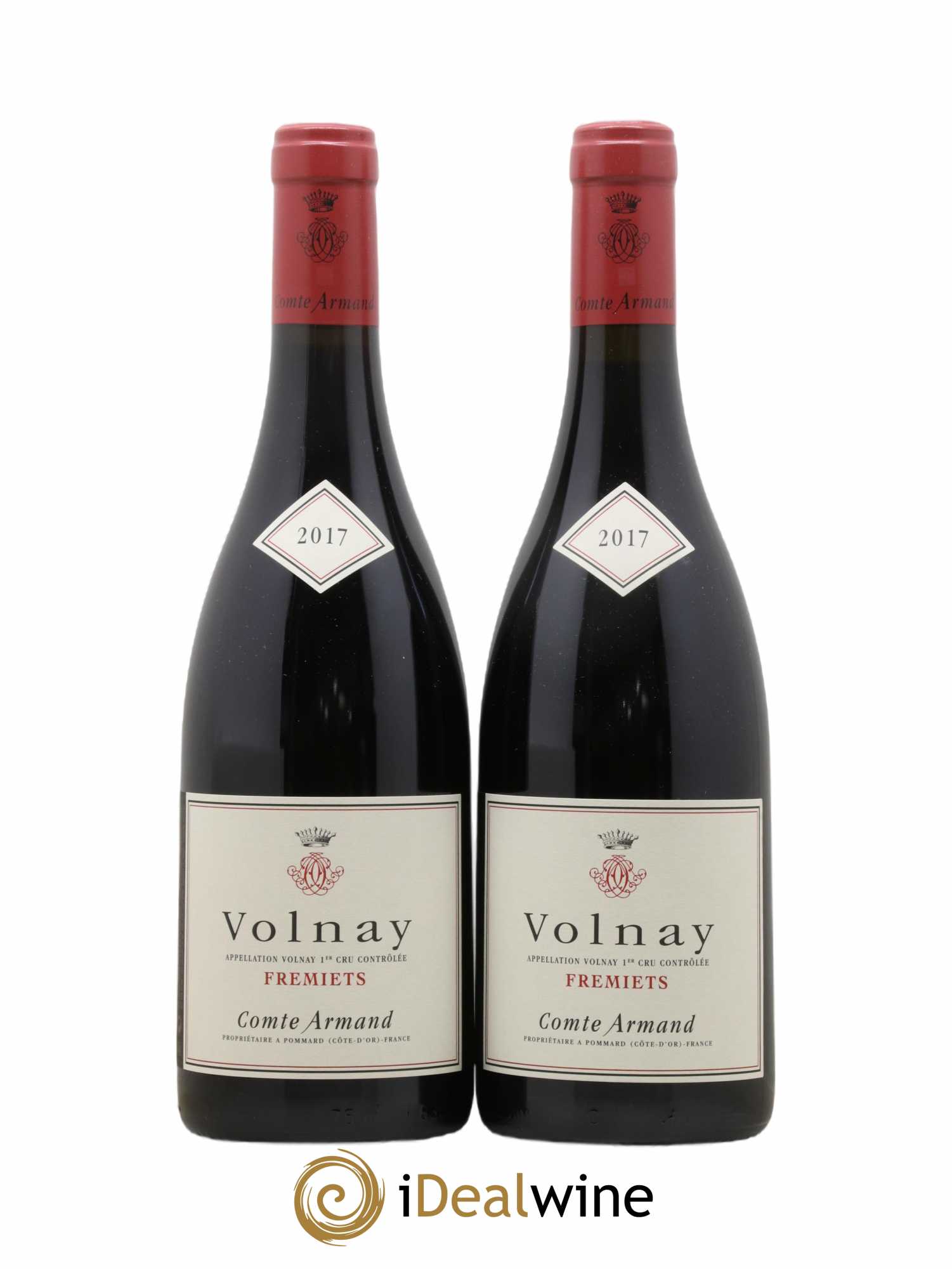 Volnay 1er Cru Les Frémiets Comte Armand 2017 - Lot de 2 bouteilles - 0