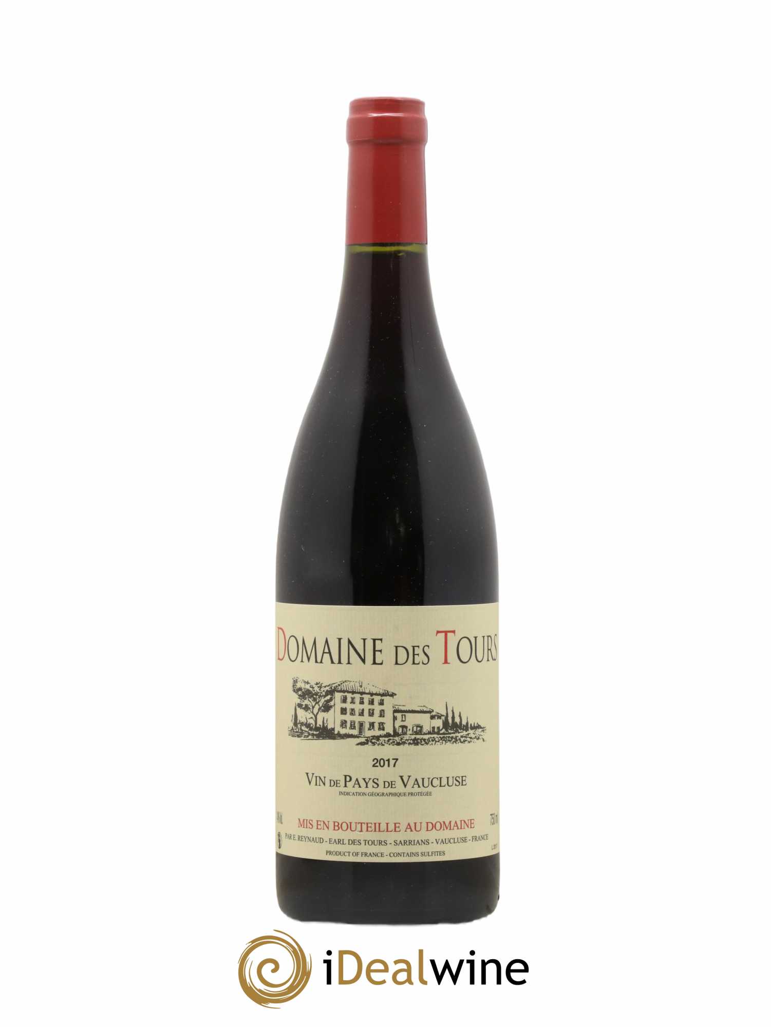 Vaucluse (Vin de Pays de Vaucluse) Domaine des Tours Emmanuel Reynaud 2017 - Lot de 1 bouteille - 0