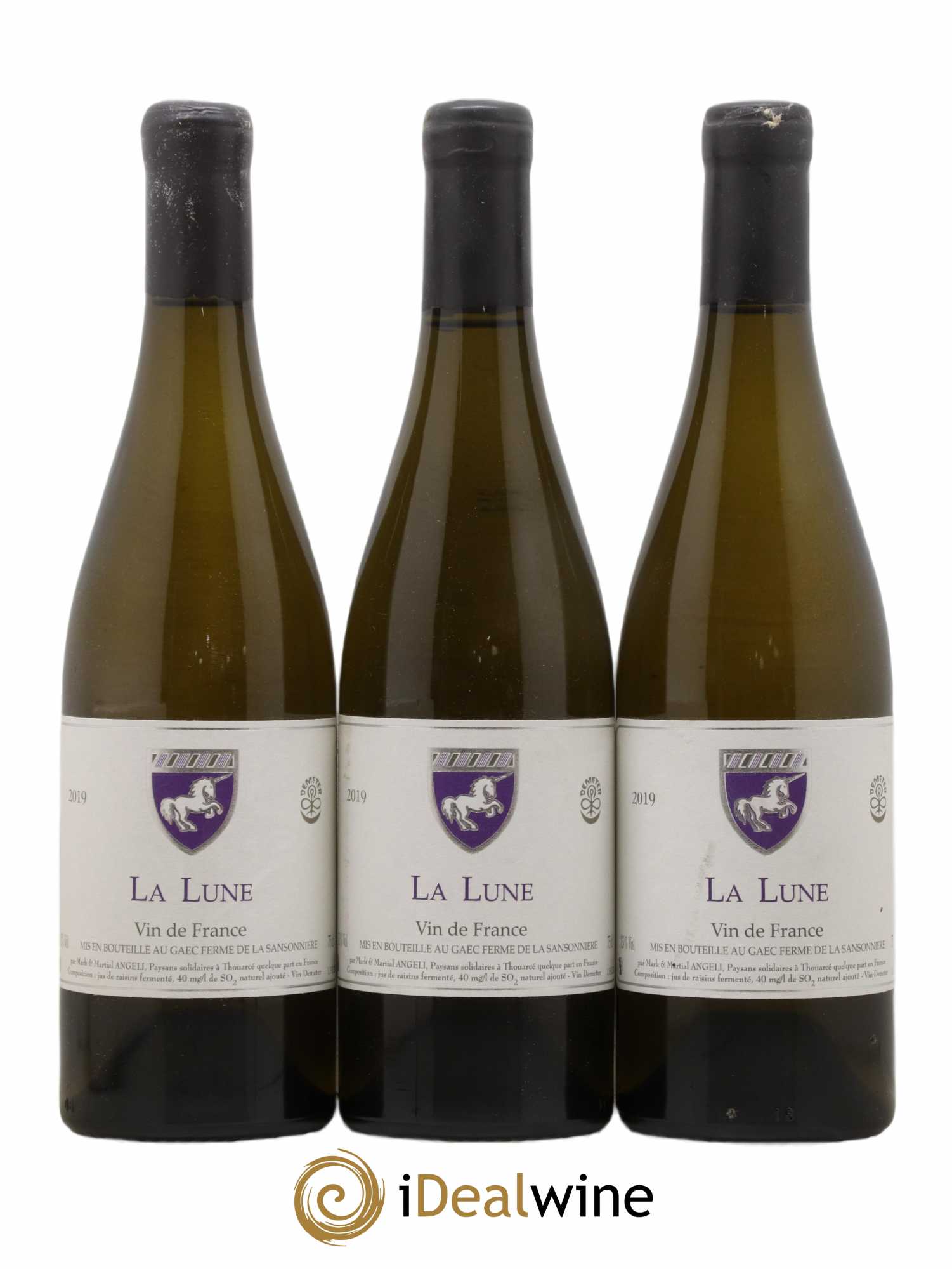 Vin de France La Lune Mark Angeli (Domaine) - Ferme de la Sansonnière 2019 - Lot de 3 bouteilles - 0