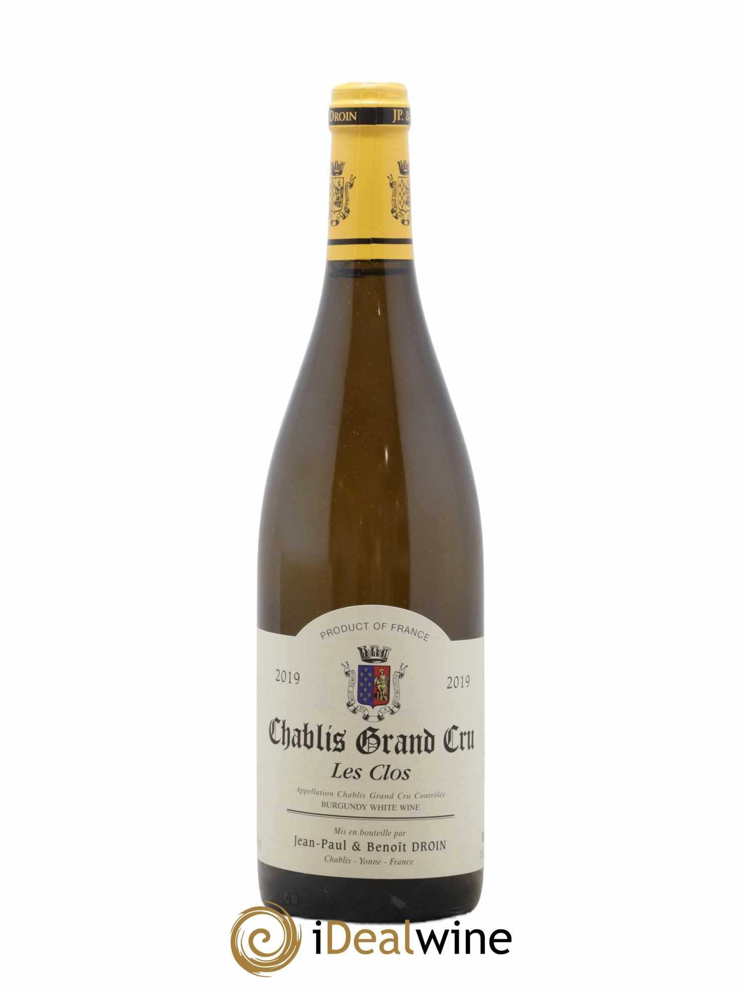 Chablis Grand Cru Les Clos Jean-Paul & Benoît Droin (Domaine) 2019 - Lot of 1 bottle - 0