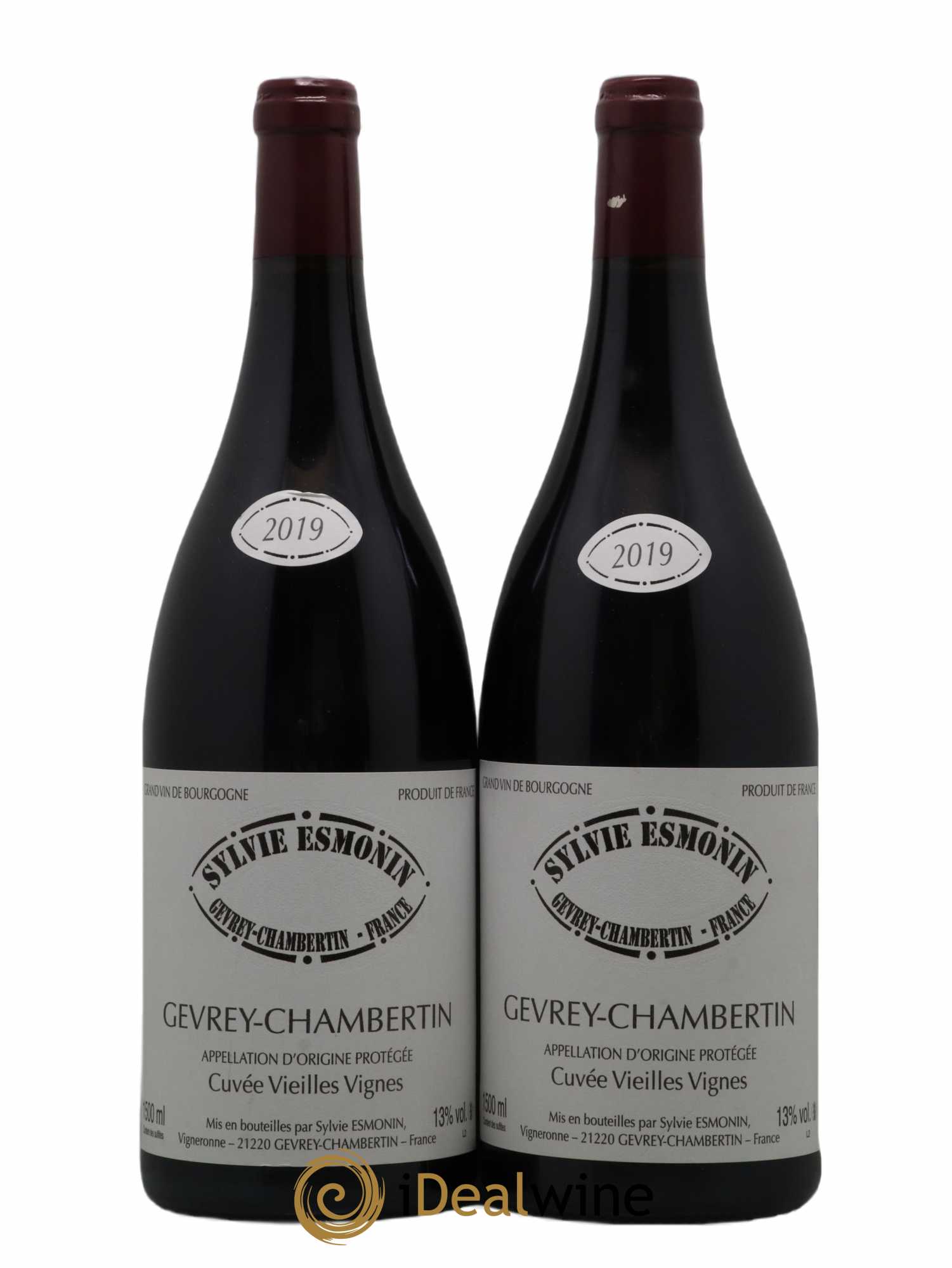 Gevrey-Chambertin Vieilles Vignes Sylvie Esmonin 2019 - Lot de 2 magnums - 0