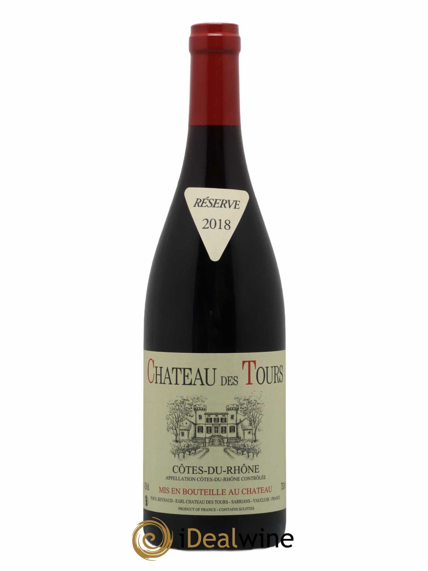 Côtes-du-Rhône Château des Tours Emmanuel Reynaud 2018 - Lot de 1 bouteille - 0