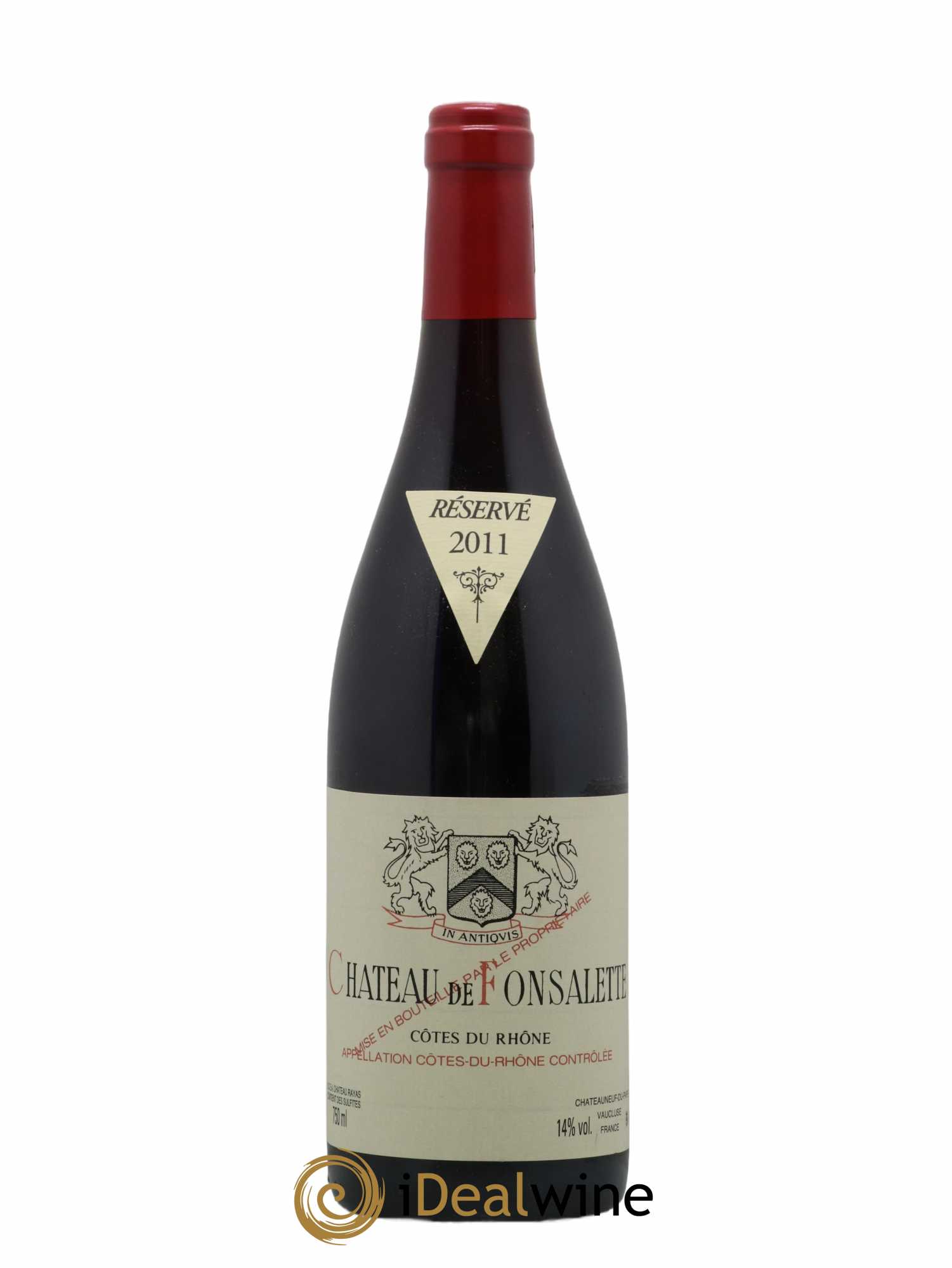 Côtes-du-Rhône Château de Fonsalette Emmanuel Reynaud 2011 - Lot de 1 bouteille - 0