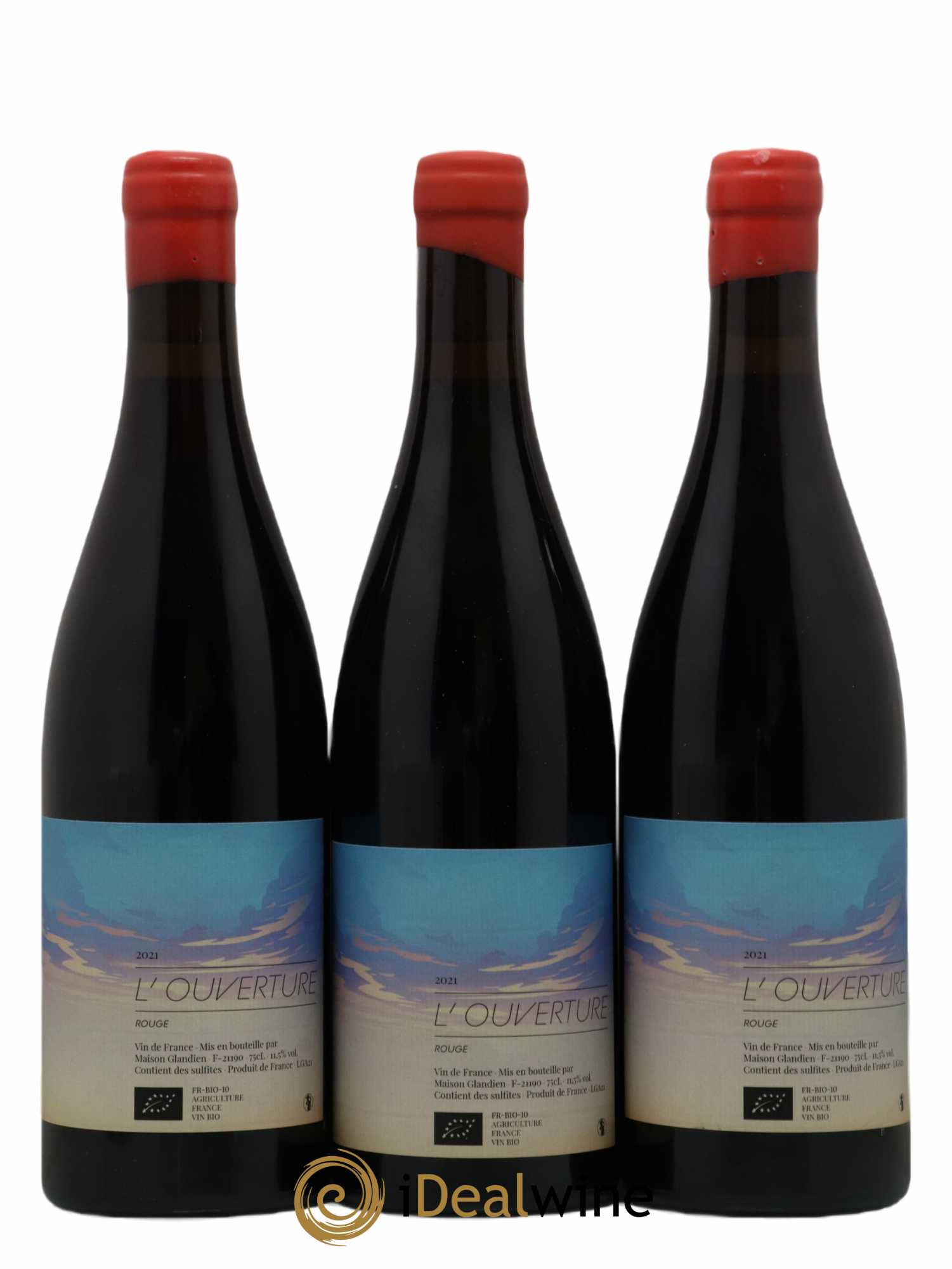 Vin de France L'Ouverture Maison Glandien 2021 - Lot de 3 bouteilles - 0