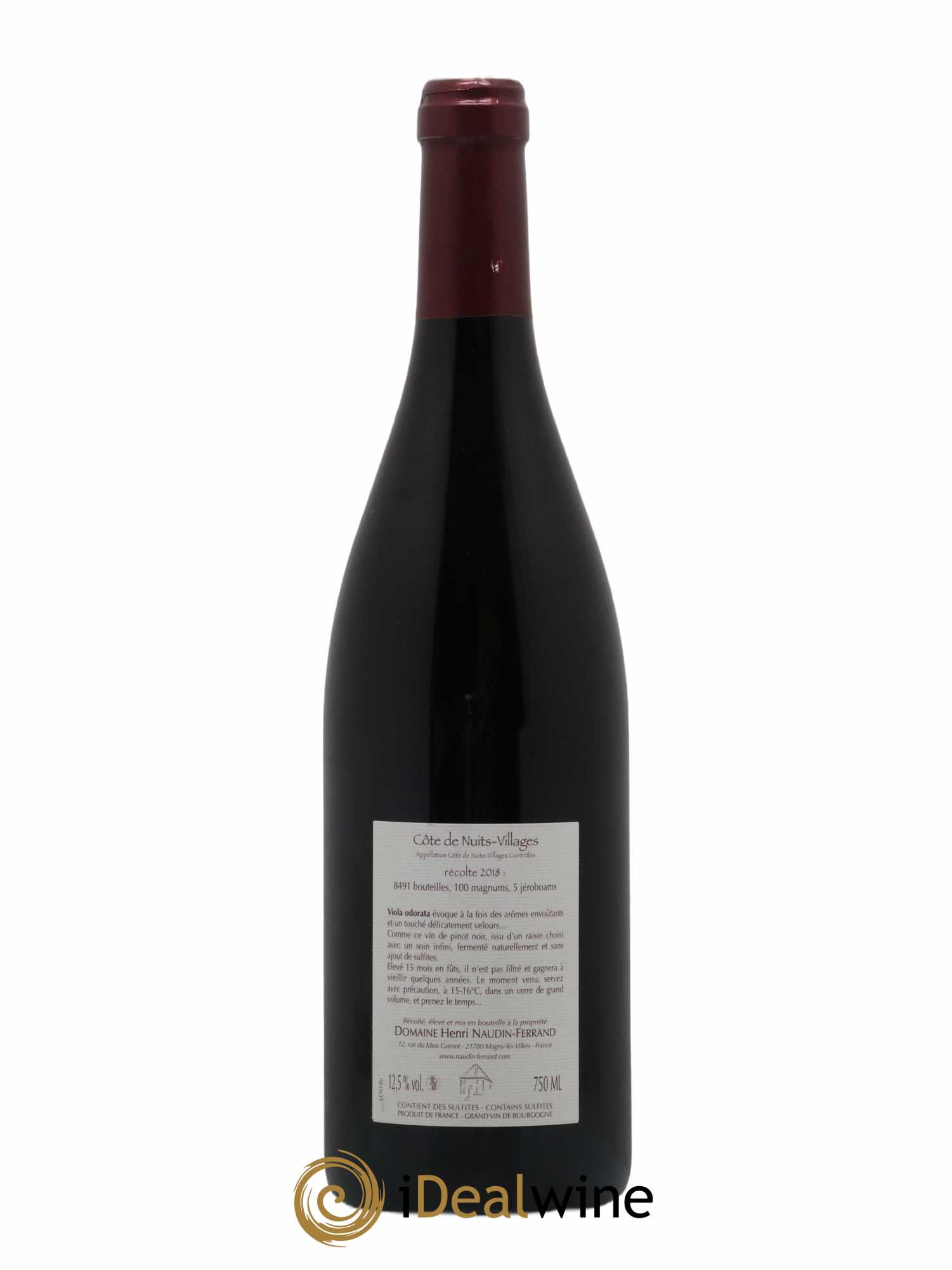Côte de Nuits-Villages Viola Odorata Naudin-Ferrand (Domaine) 2018 - Lot de 1 bouteille - 1
