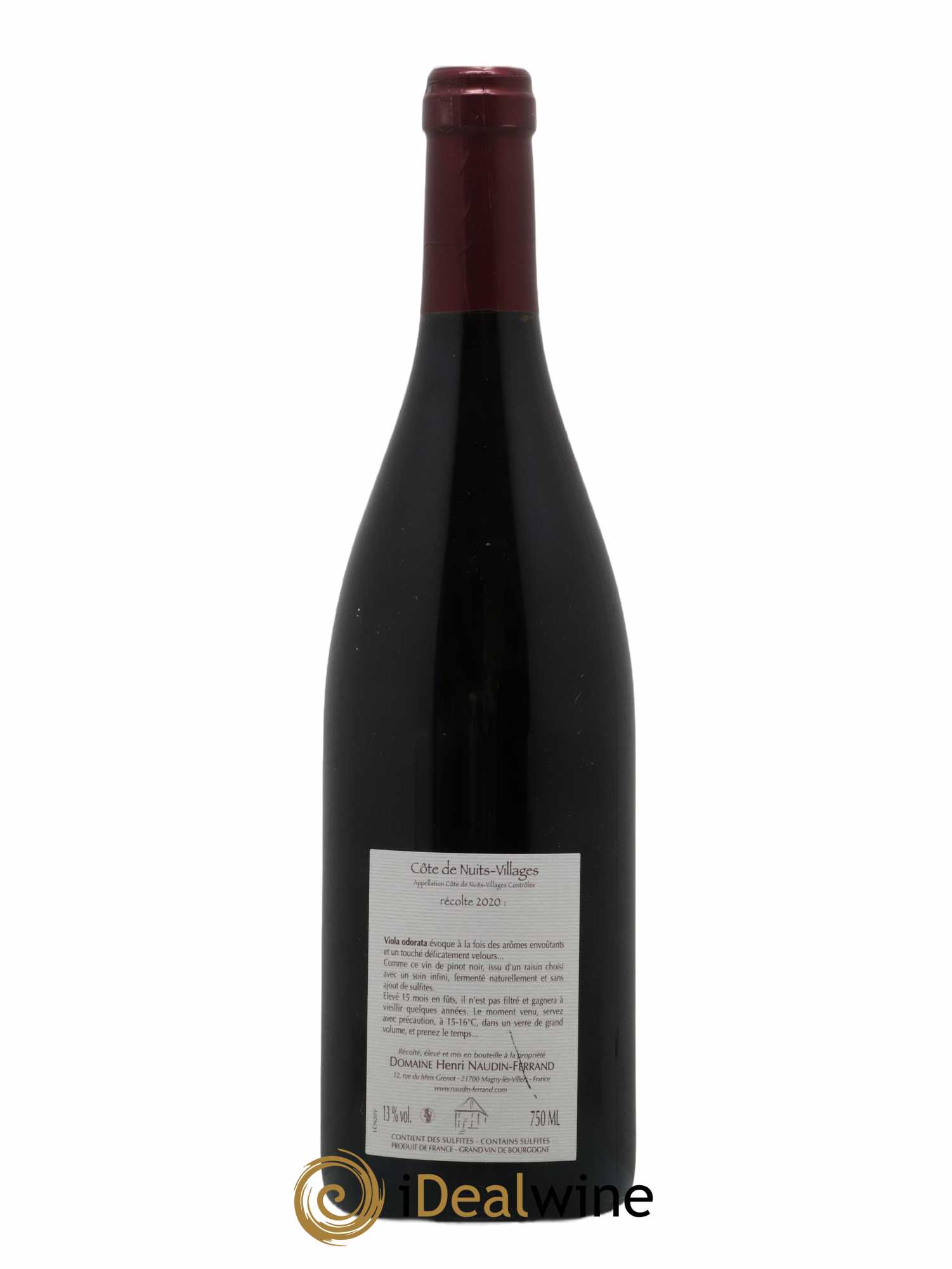 Côte de Nuits-Villages Viola Odorata Naudin-Ferrand (Domaine) 2020 - Lotto di 1 bottiglia - 1