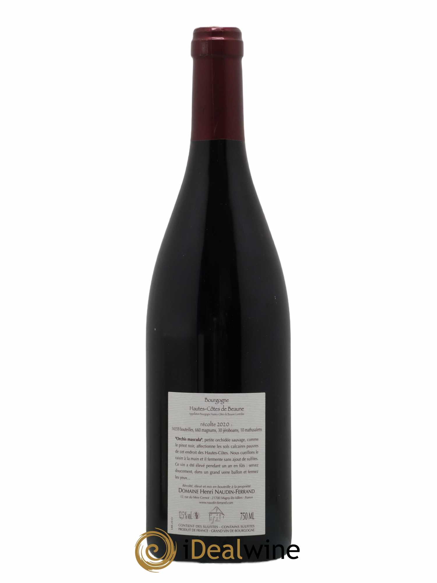 Hautes-Côtes de Beaune Orchis Mascula Naudin-Ferrand (Domaine) 2020 - Lot de 1 bouteille - 1