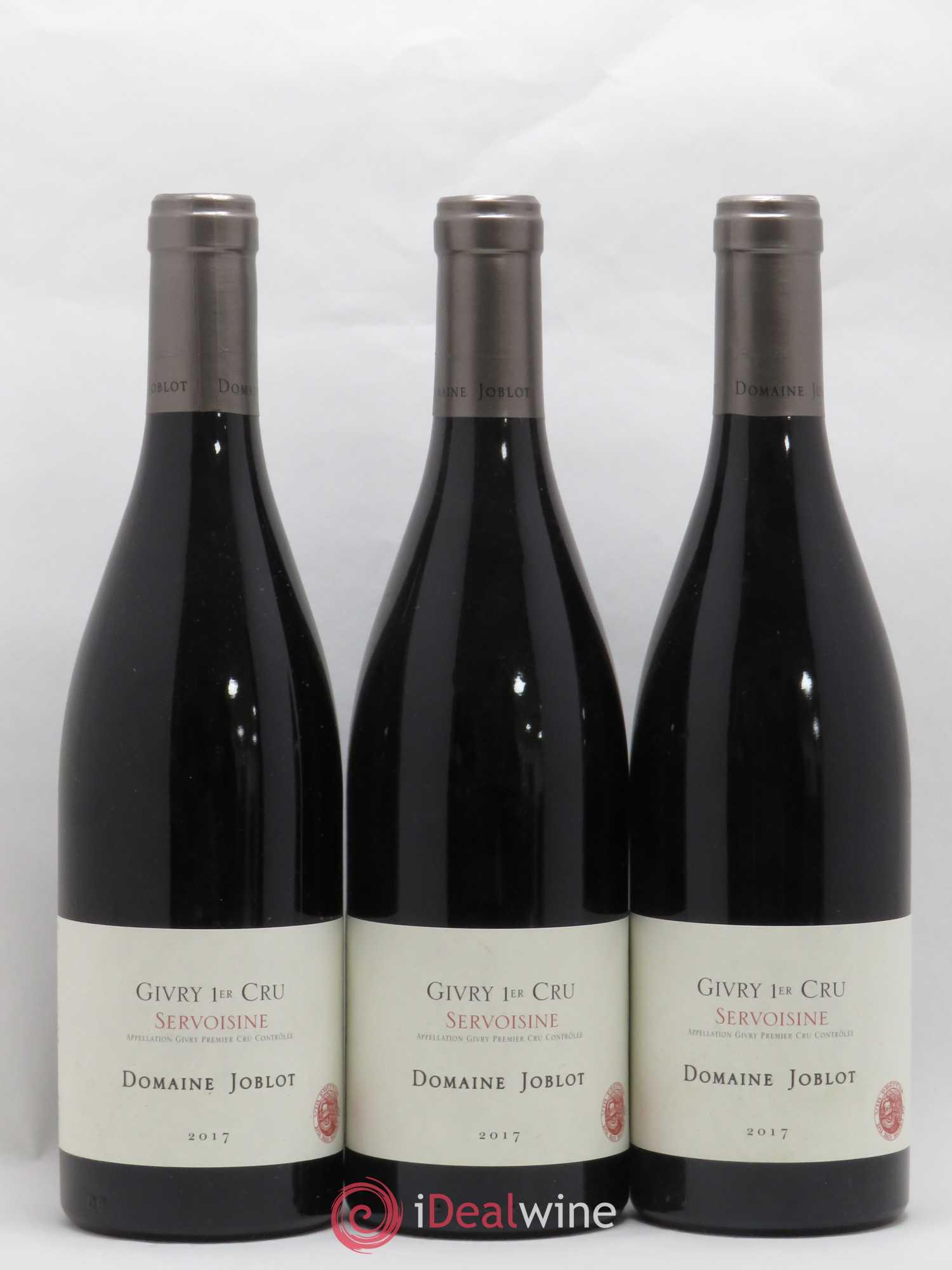 Givry 1er Cru Servoisine Joblot (Domaine) 2017 - Lot de 3 bouteilles - 0