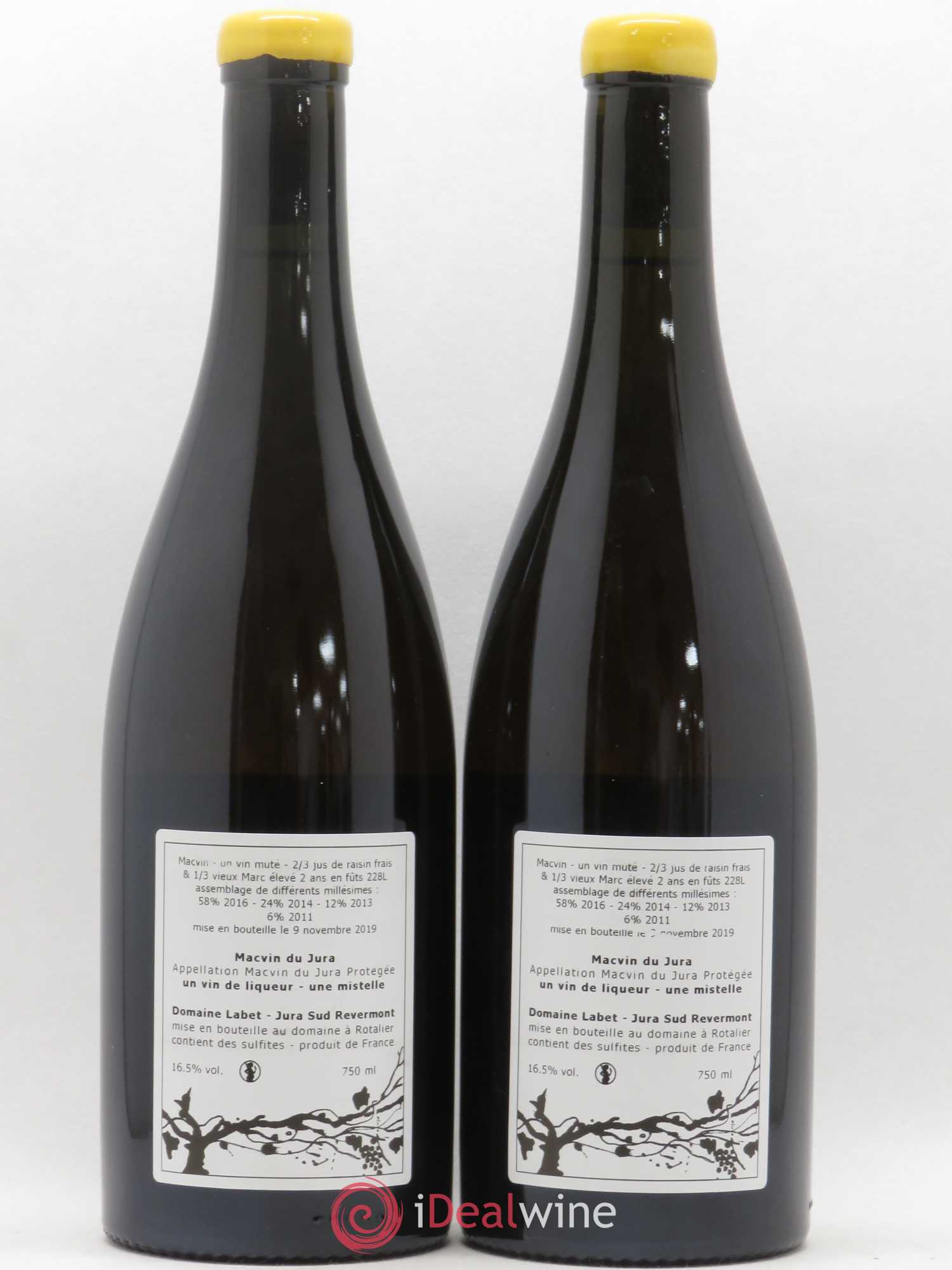 Côtes du Jura Macvin Labet - Lot de 2 bouteilles - 1