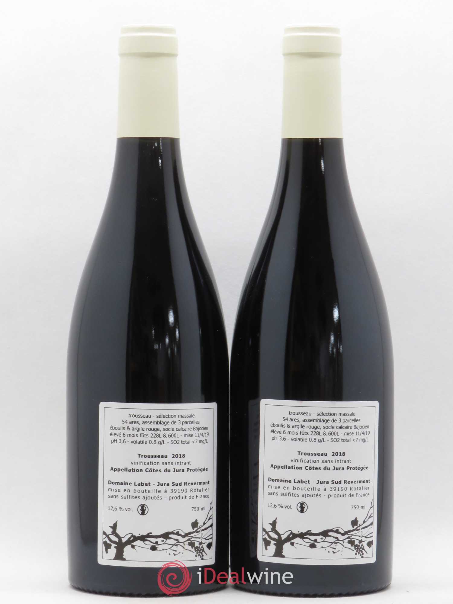 Côtes du Jura Sélection Massale Domaine Labet 2018 - Posten von 2 Flaschen - 1