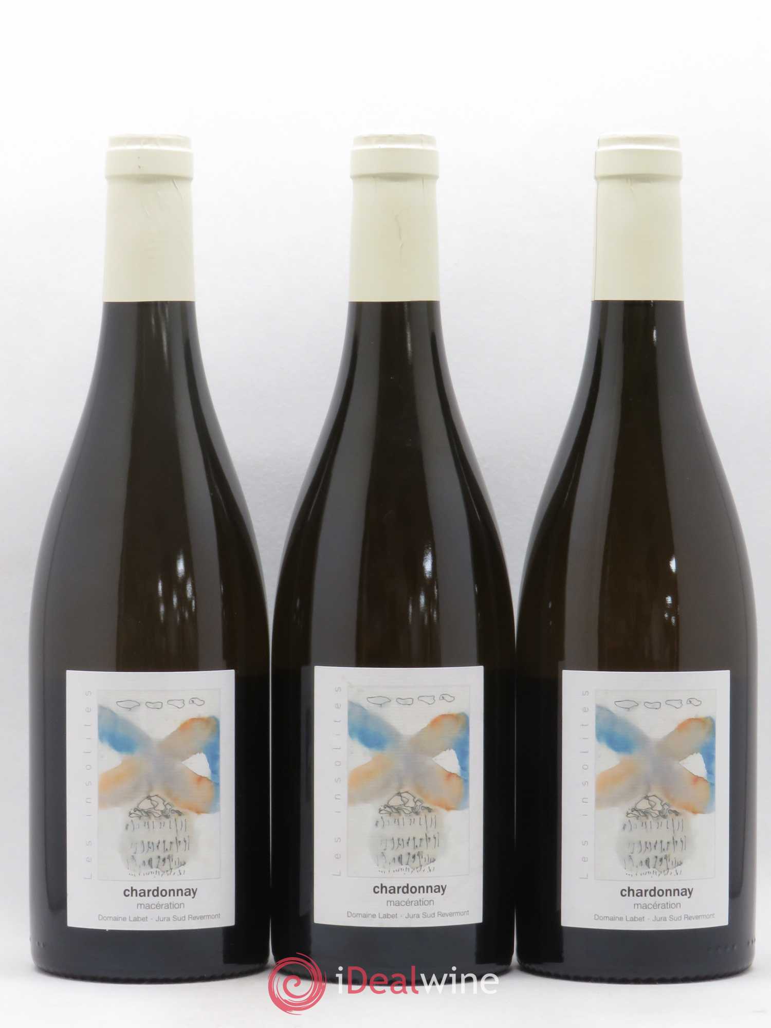 Côtes du Jura Chardonnay Les Varrons Romain - Julien - Charline Labet 2018 - Lot de 3 bouteilles - 0