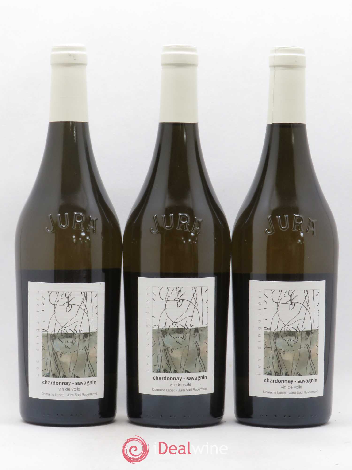 Côtes du Jura Vin de Voile Chardonnay-Savagnin cuvée de garde Romain - Julien - Charline Labet 2016 - Lot de 3 bouteilles - 0