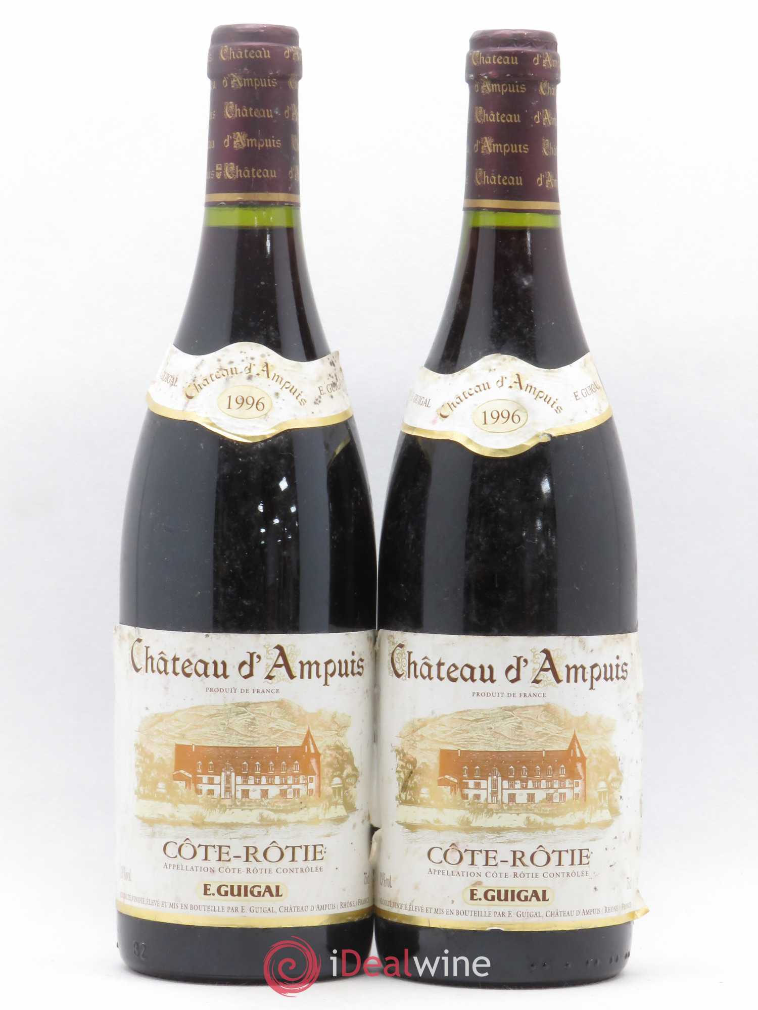 Côte-Rôtie Château d'Ampuis Guigal 1996 - Lot de 2 bouteilles - 0