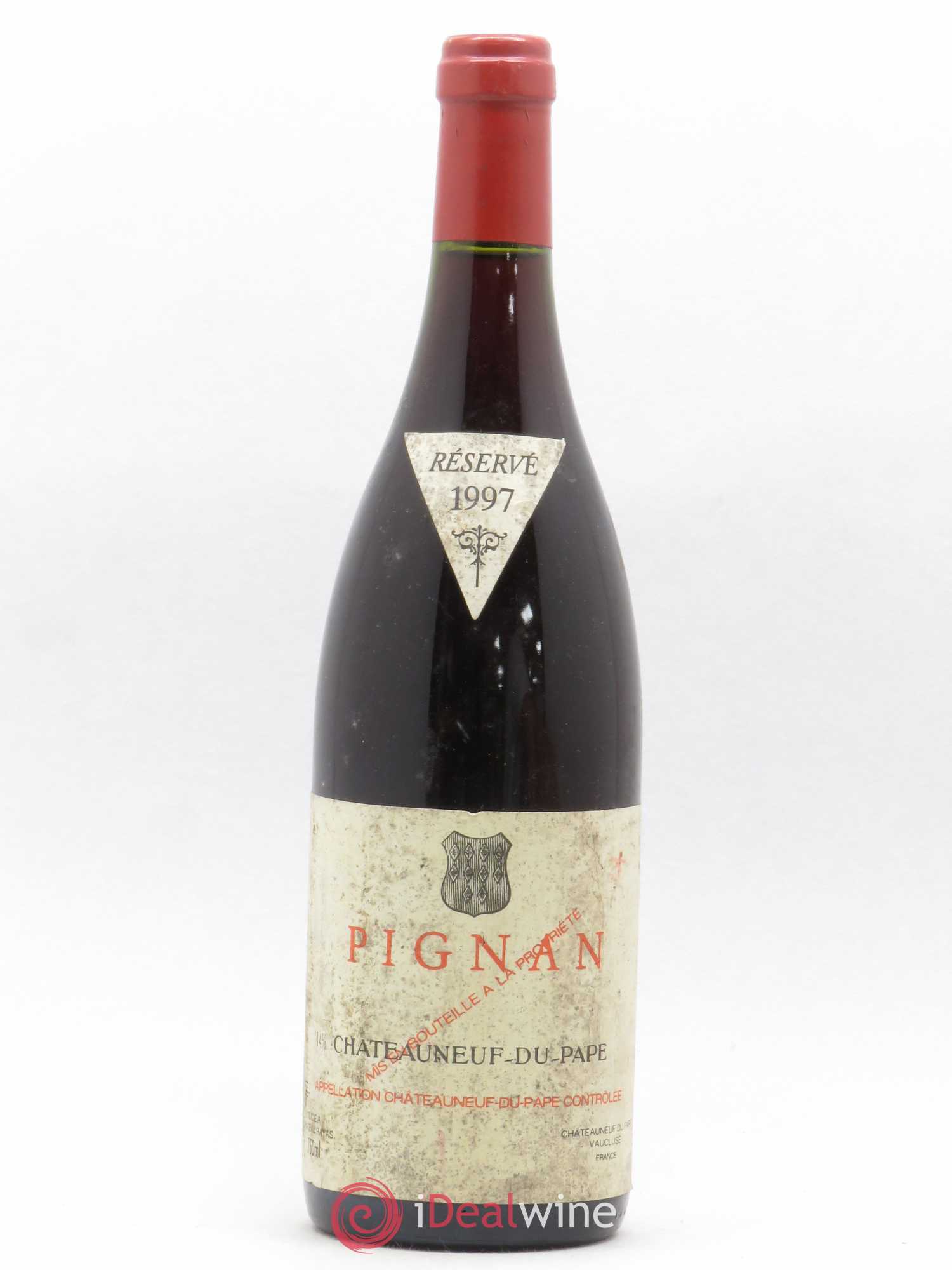 Châteauneuf-du-Pape Pignan Emmanuel Reynaud 1997 - Lot de 1 bouteille - 0