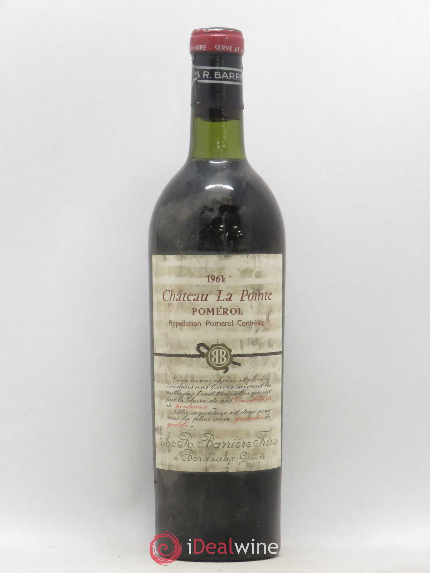 Château la Pointe 1961 - Lot de 1 bouteille - 0