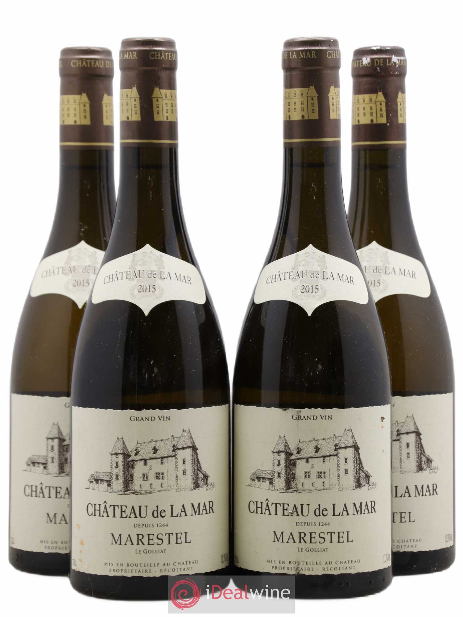 Vin de Savoie Roussette de Savoie Marestel Le Golliat Château de la Mar 2015 - Posten von 4 Flaschen - 0