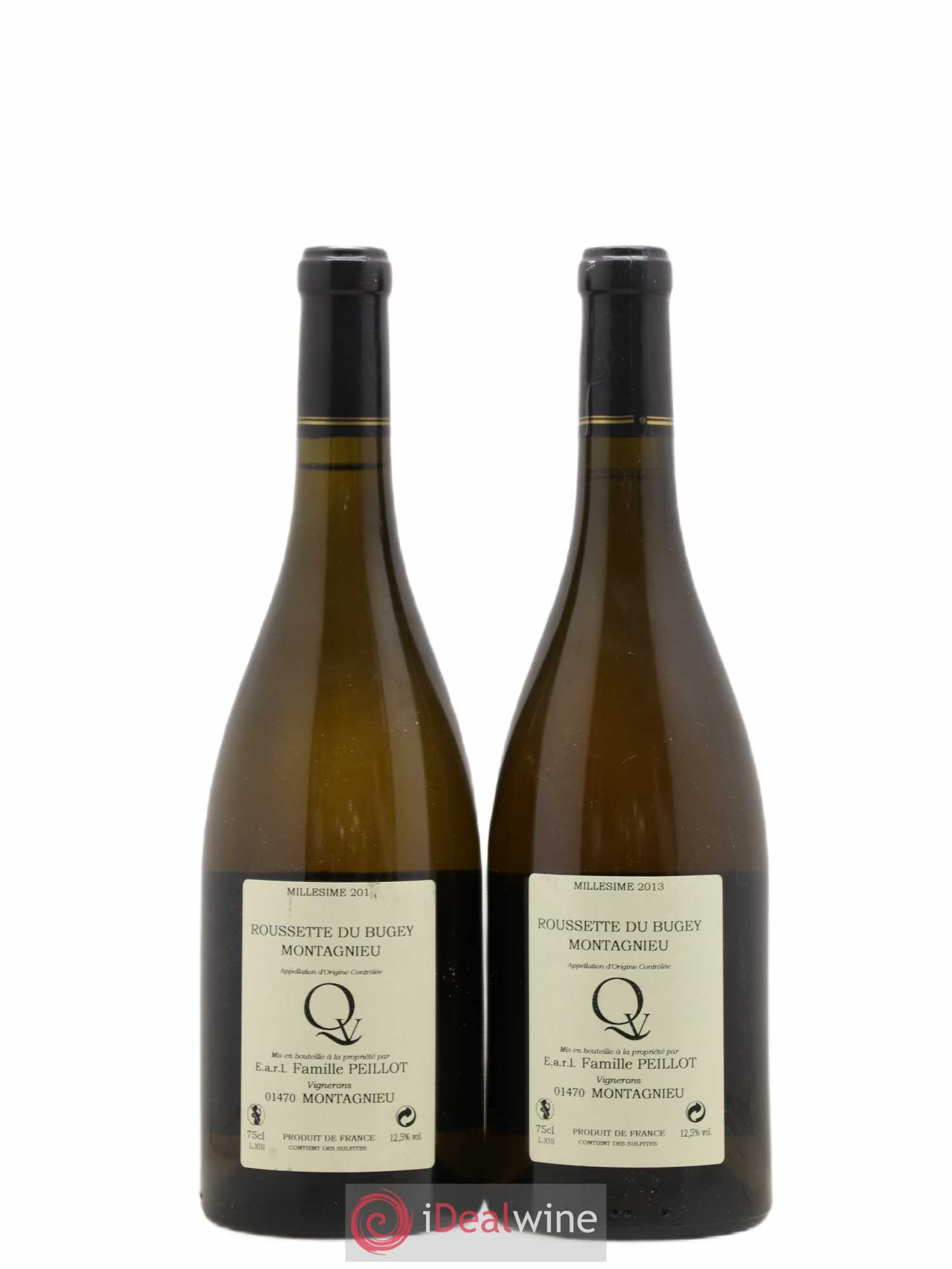 Vin de Savoie Roussette de Bugey Montagnieu A Louis Peillot 2013 - Lot de 2 bouteilles - 1