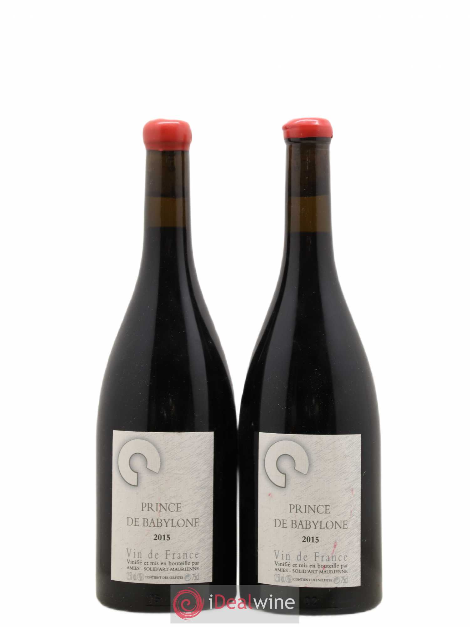 Vin de France Prince de Babylone Amies Solid Art Maurienne 2015 - Posten von 2 Flaschen - 0