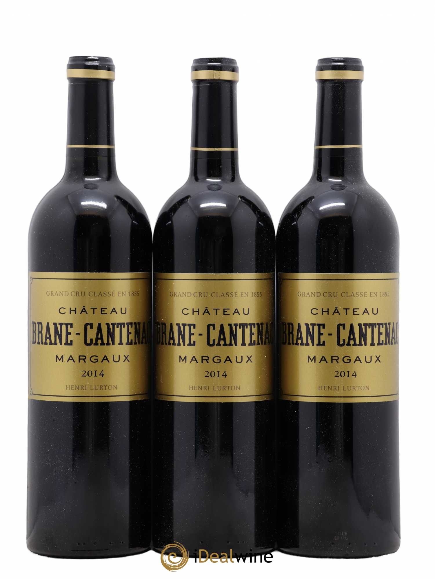 Château Brane Cantenac 2ème Grand Cru Classé 2014 - Lot de 3 bouteilles - 0