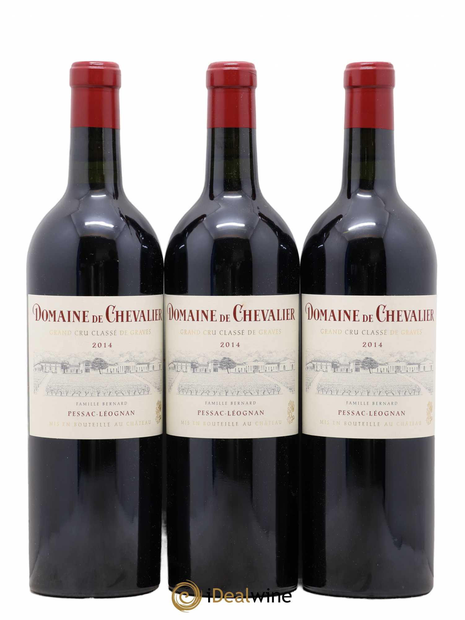Domaine de Chevalier Cru Classé de Graves 2014 - Lot de 3 bouteilles - 0