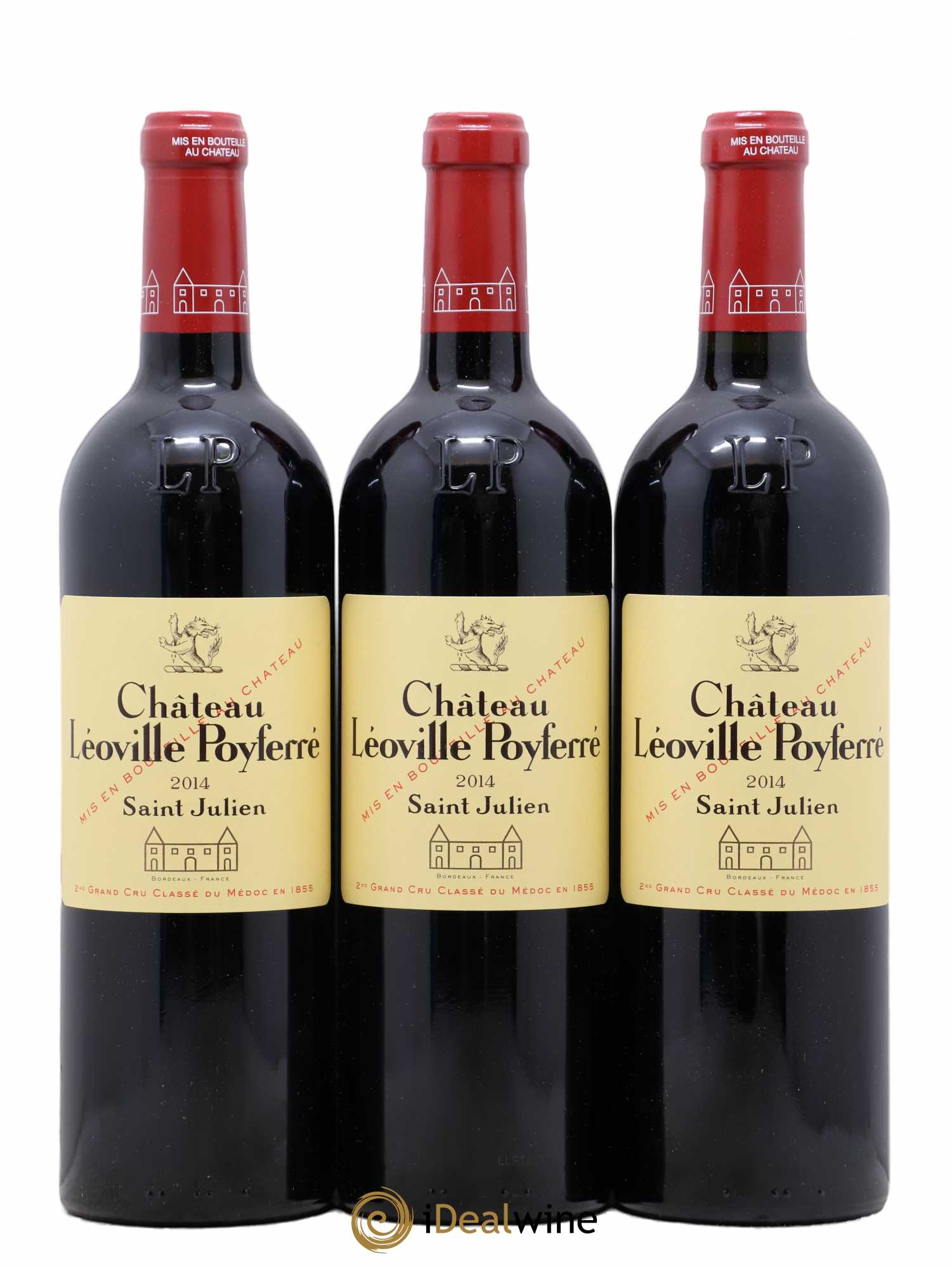 Château Léoville Poyferré 2ème Grand Cru Classé 2014 - Lot de 3 bouteilles - 0
