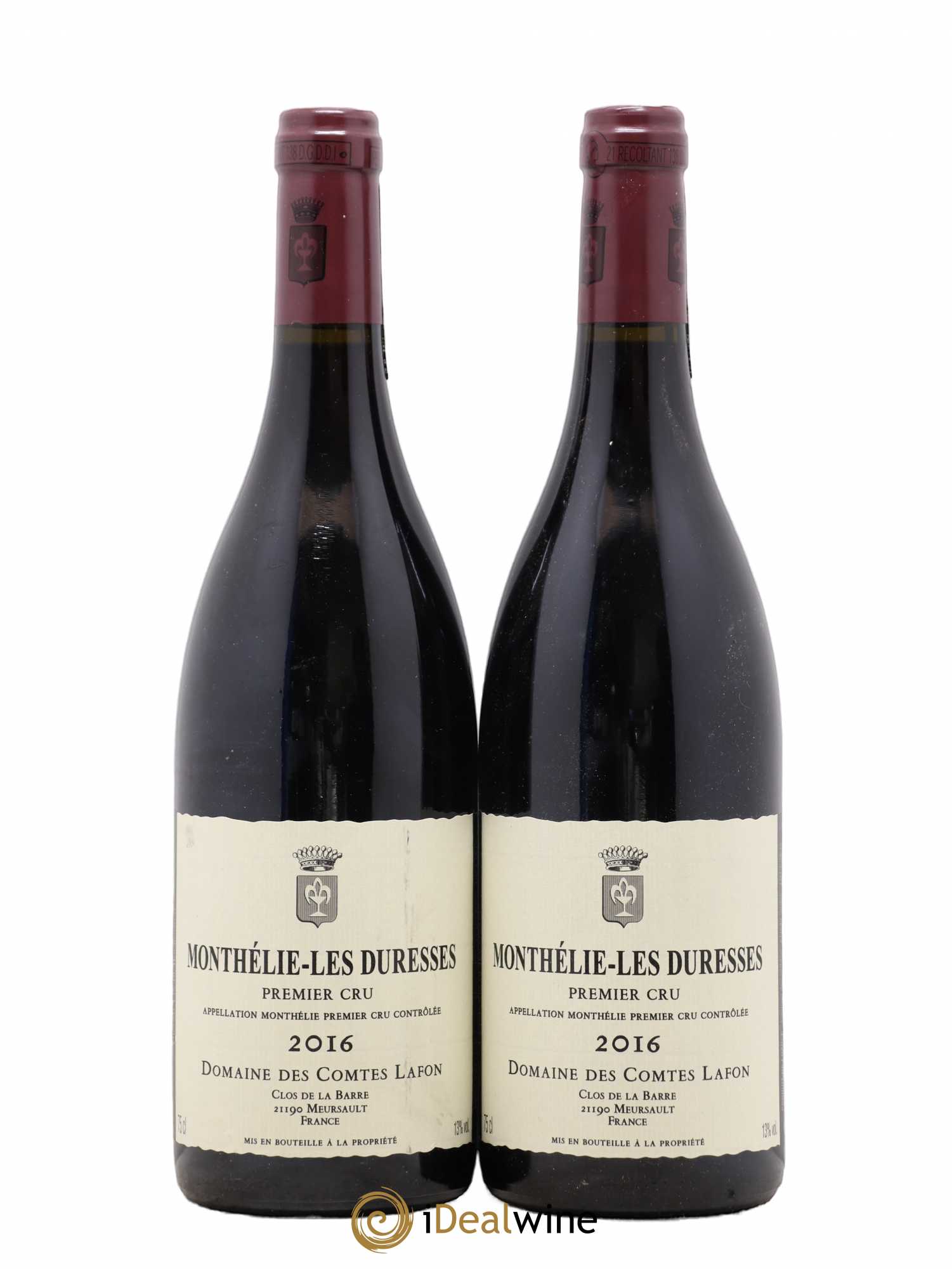 Monthélie 1er Cru Les Duresses Comtes Lafon (Domaine des) 2016 - Lot de 2 bouteilles - 0