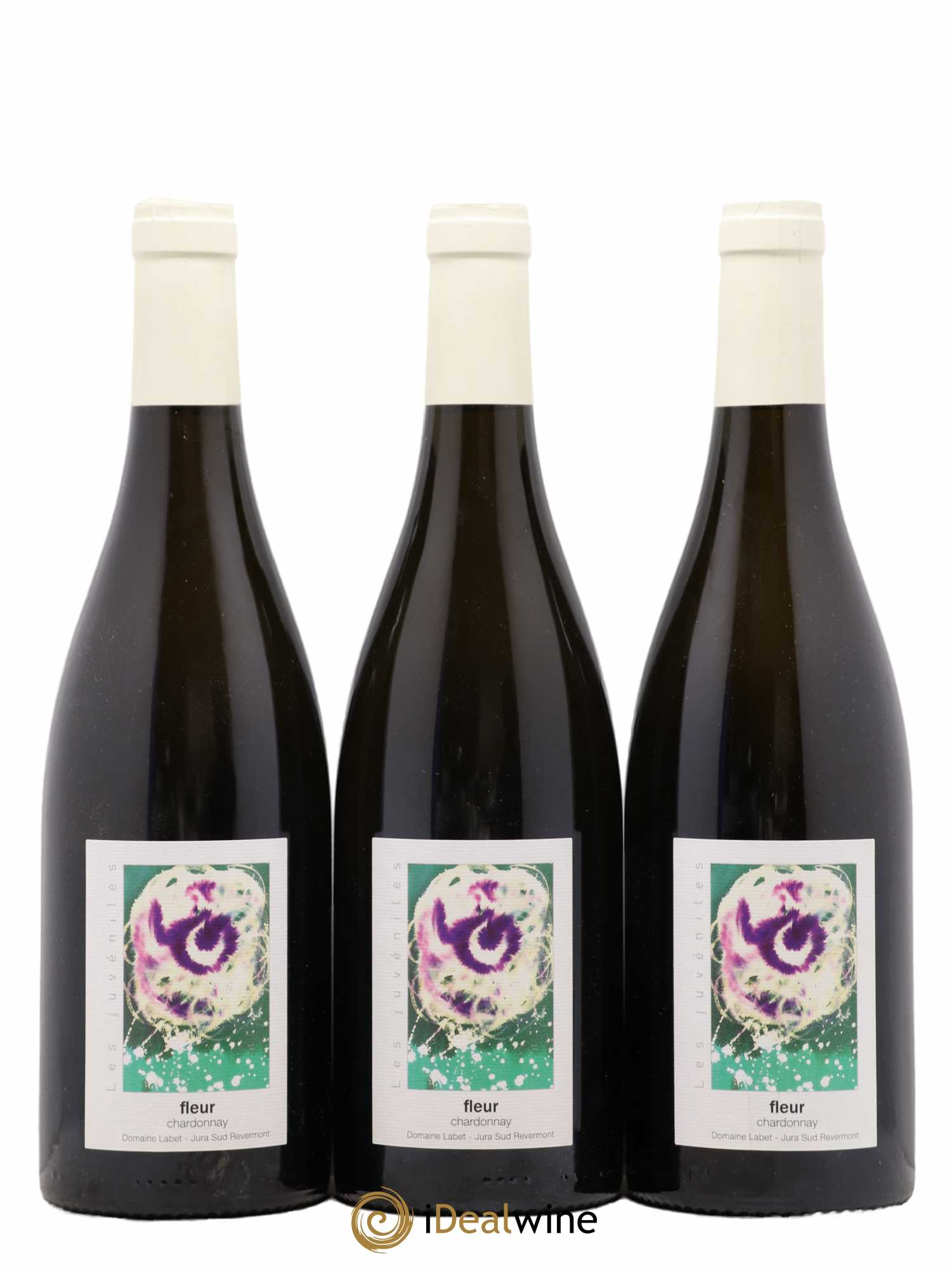 Côtes du Jura Chardonnay Fleur Romain - Julien - Charline Labet 2018 - Lot de 3 bouteilles - 0