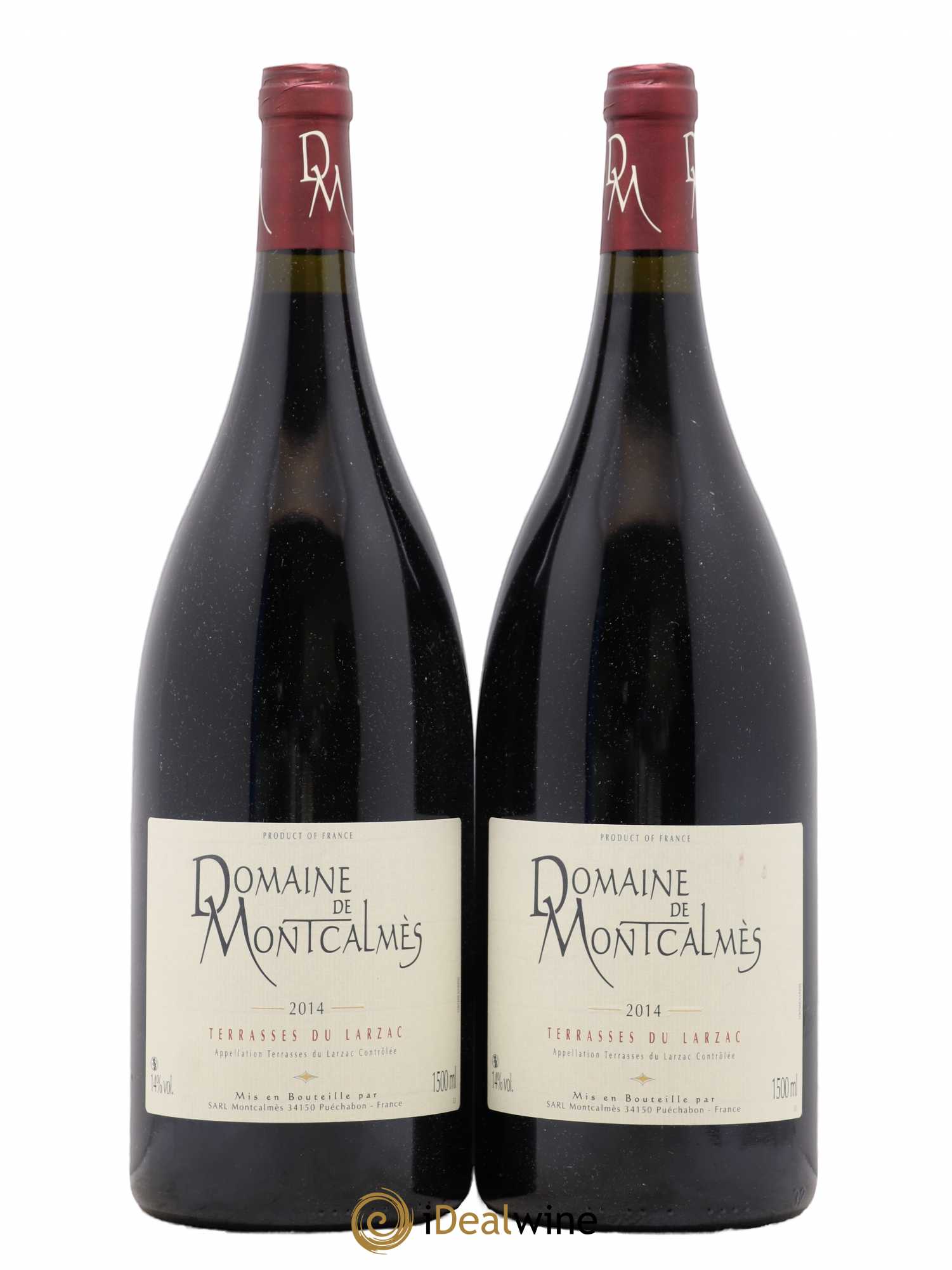 Terrasses du Larzac Domaine de Montcalmès Frédéric Pourtalié 2014 - Lot de 2 magnums - 0