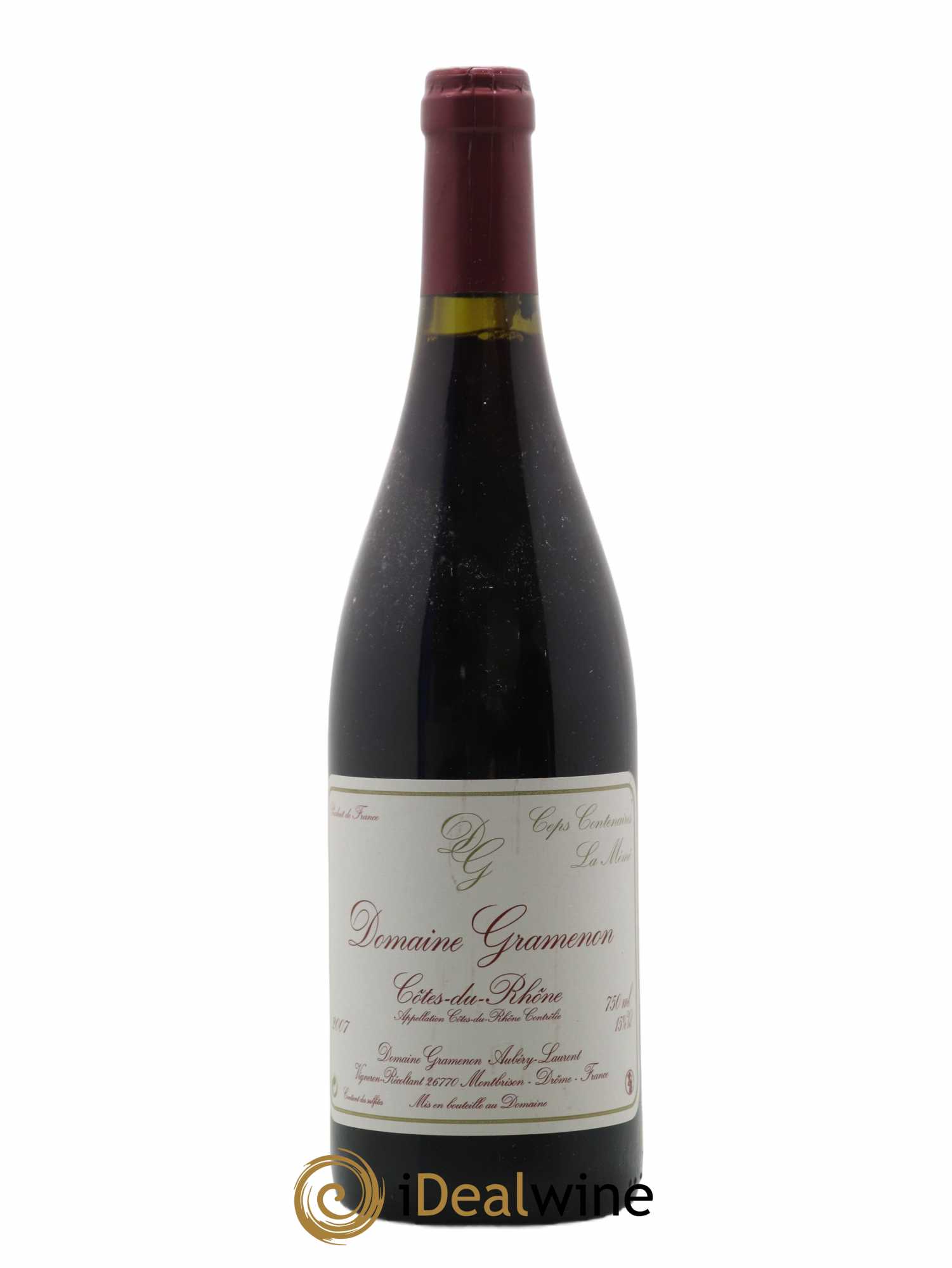 Côtes-du-Rhône La Mémé Ceps Centenaires Gramenon (Domaine) 2007 - Lot de 1 bouteille - 0