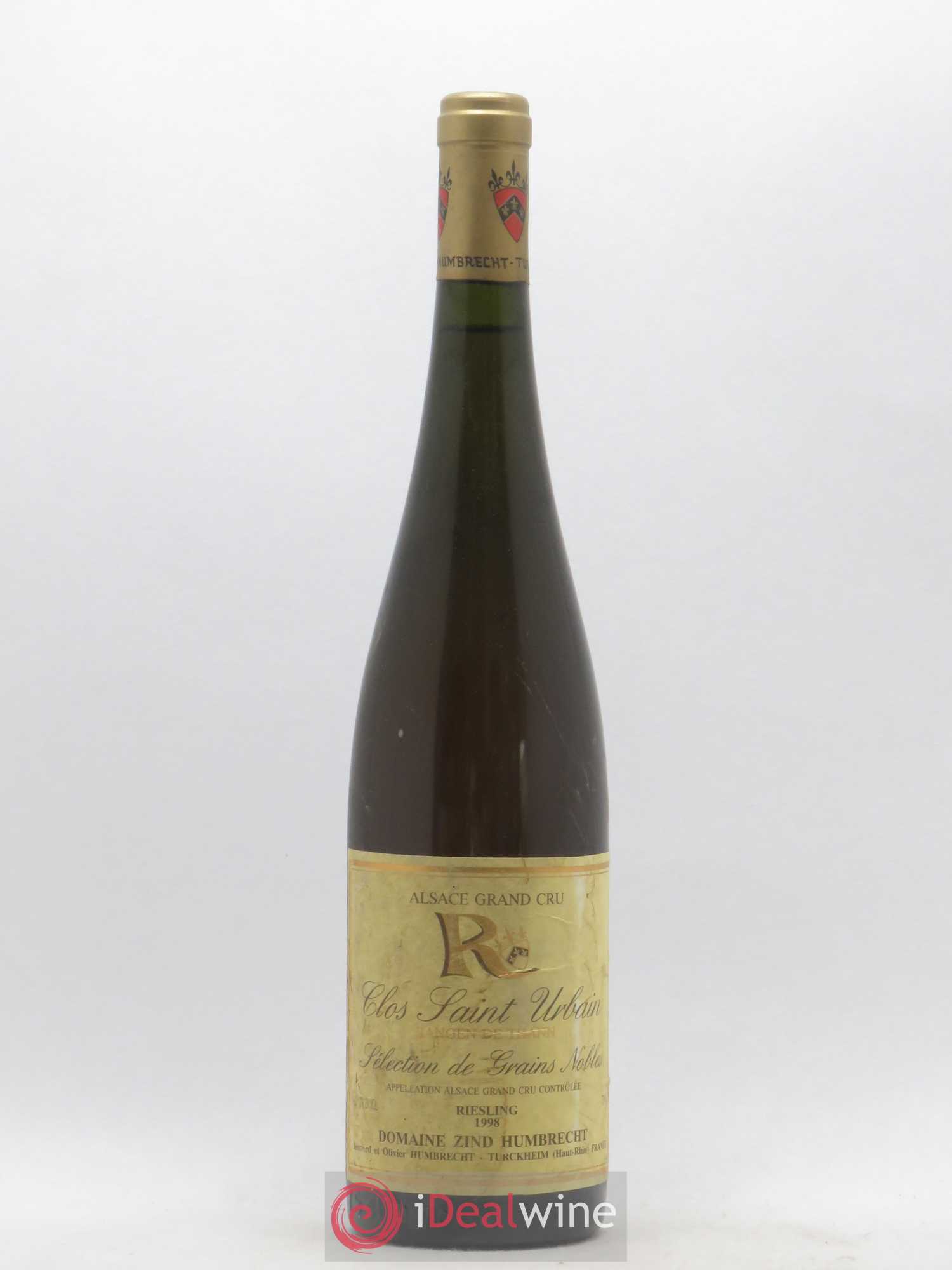 Riesling Sélection de Grains Nobles Grand Cru Rangen de Thann Domaine Zind Humbrecht 1998 - Posten von 1 Flasche - 0