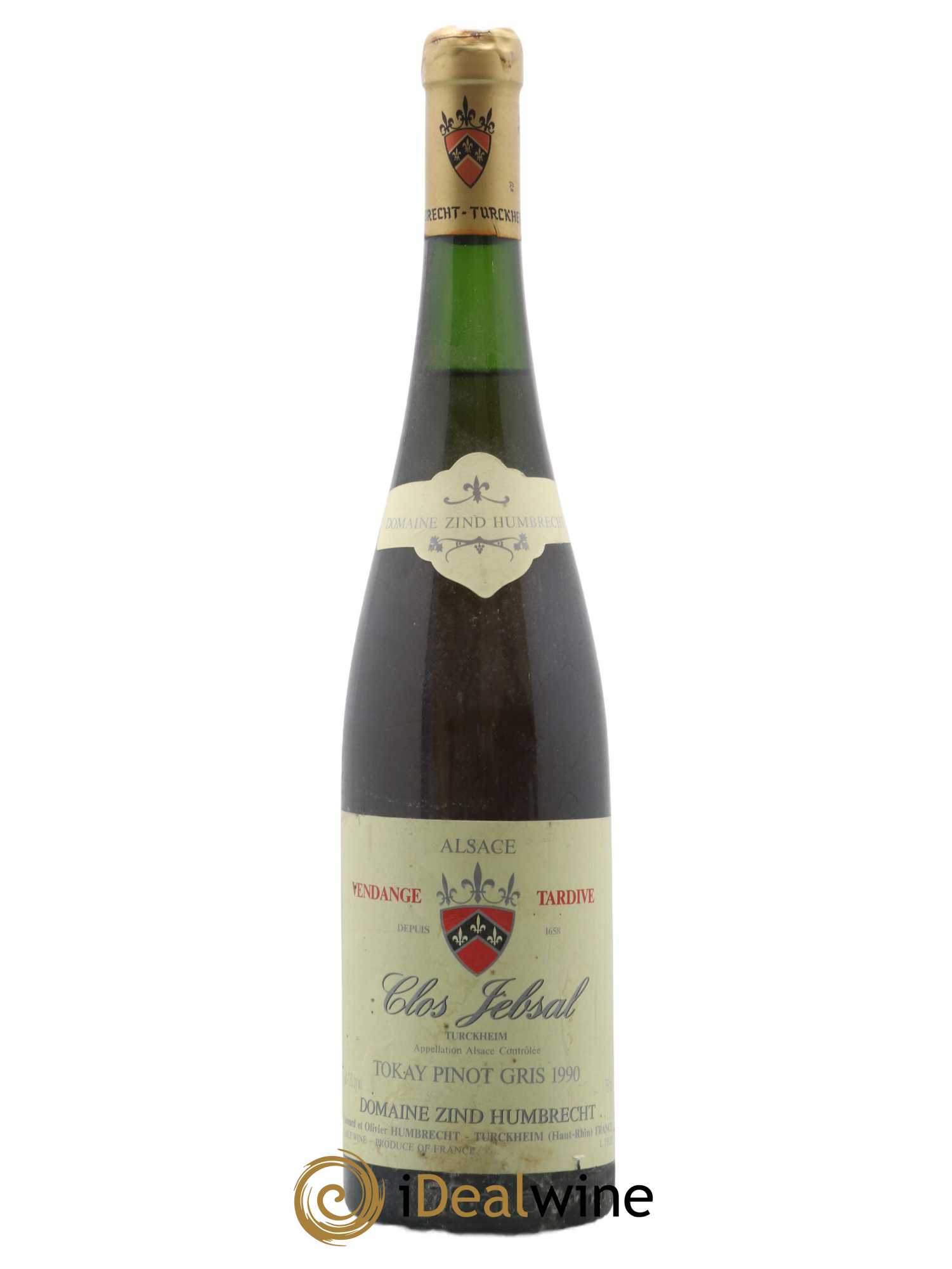 Alsace Pinot Gris Clos Jebsal Vendanges Tardives Zind-Humbrecht (Domaine) 1990 - Lotto di 1 bottiglia - 0