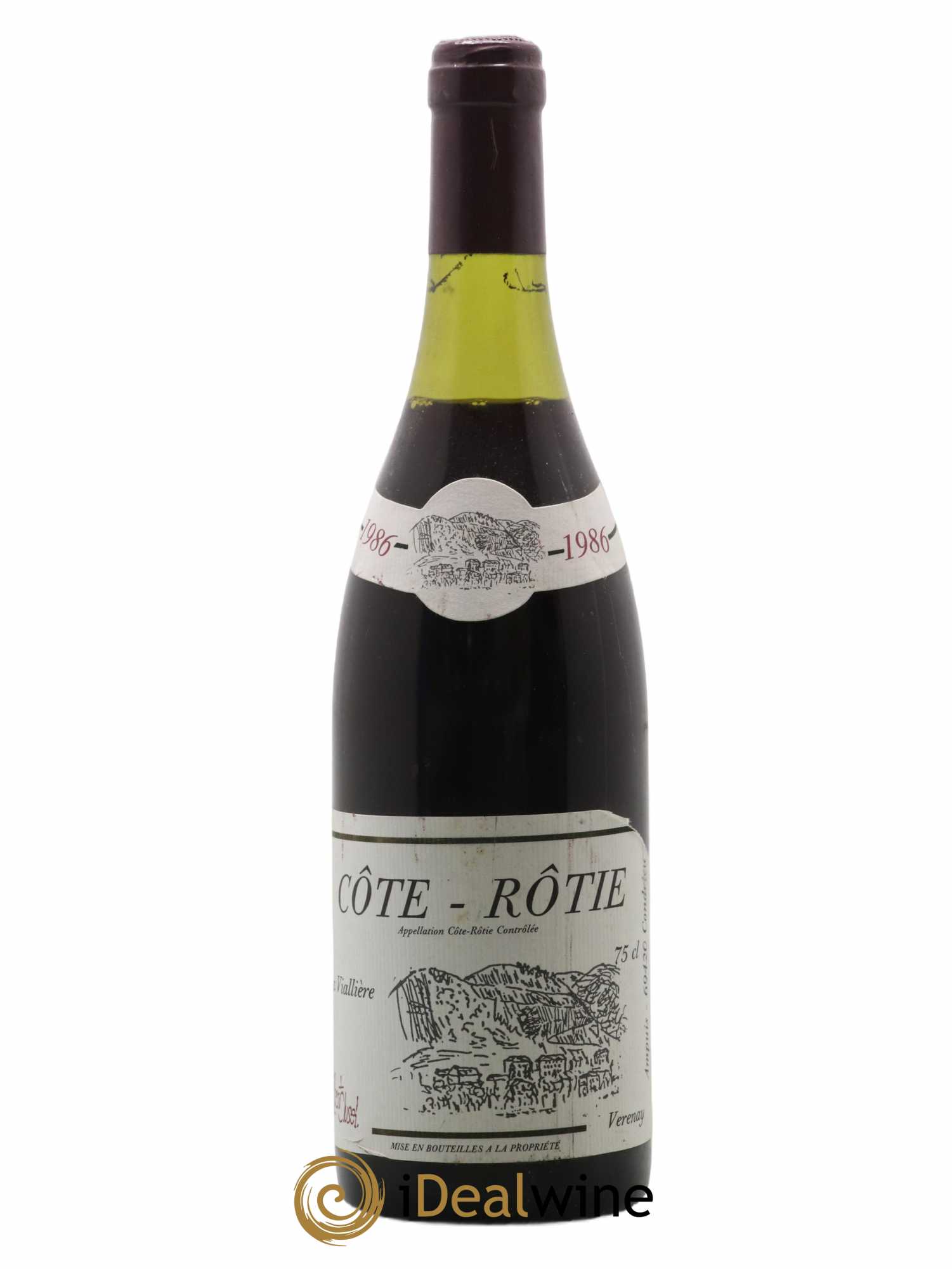 Côte-Rôtie Viallière Clusel-Roch 1986 - Lot de 1 bouteille - 0