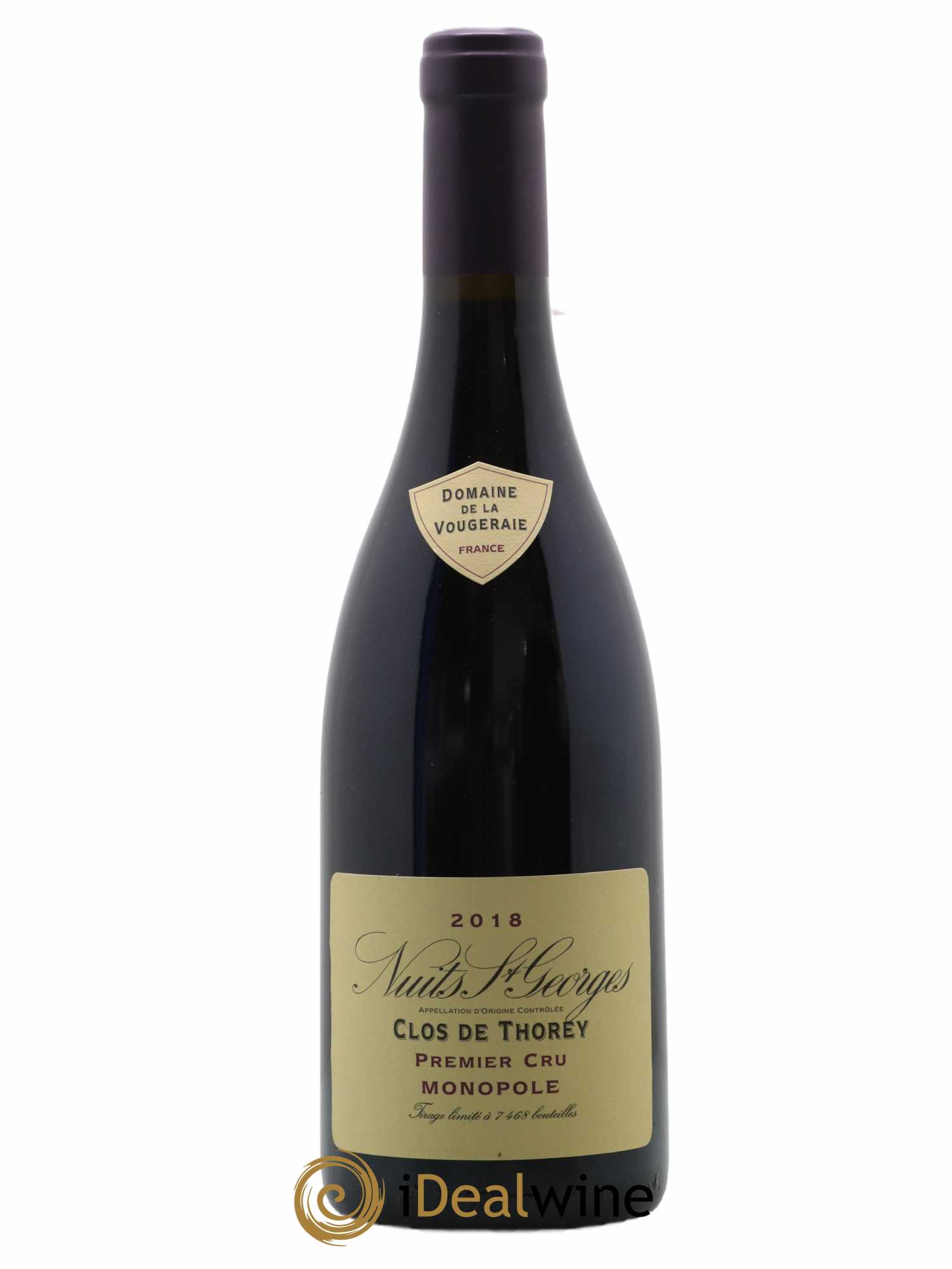 Nuits-Saint-Georges 1er Cru Clos de Thorey La Vougeraie 2018 - Lot de 1 bouteille - 0