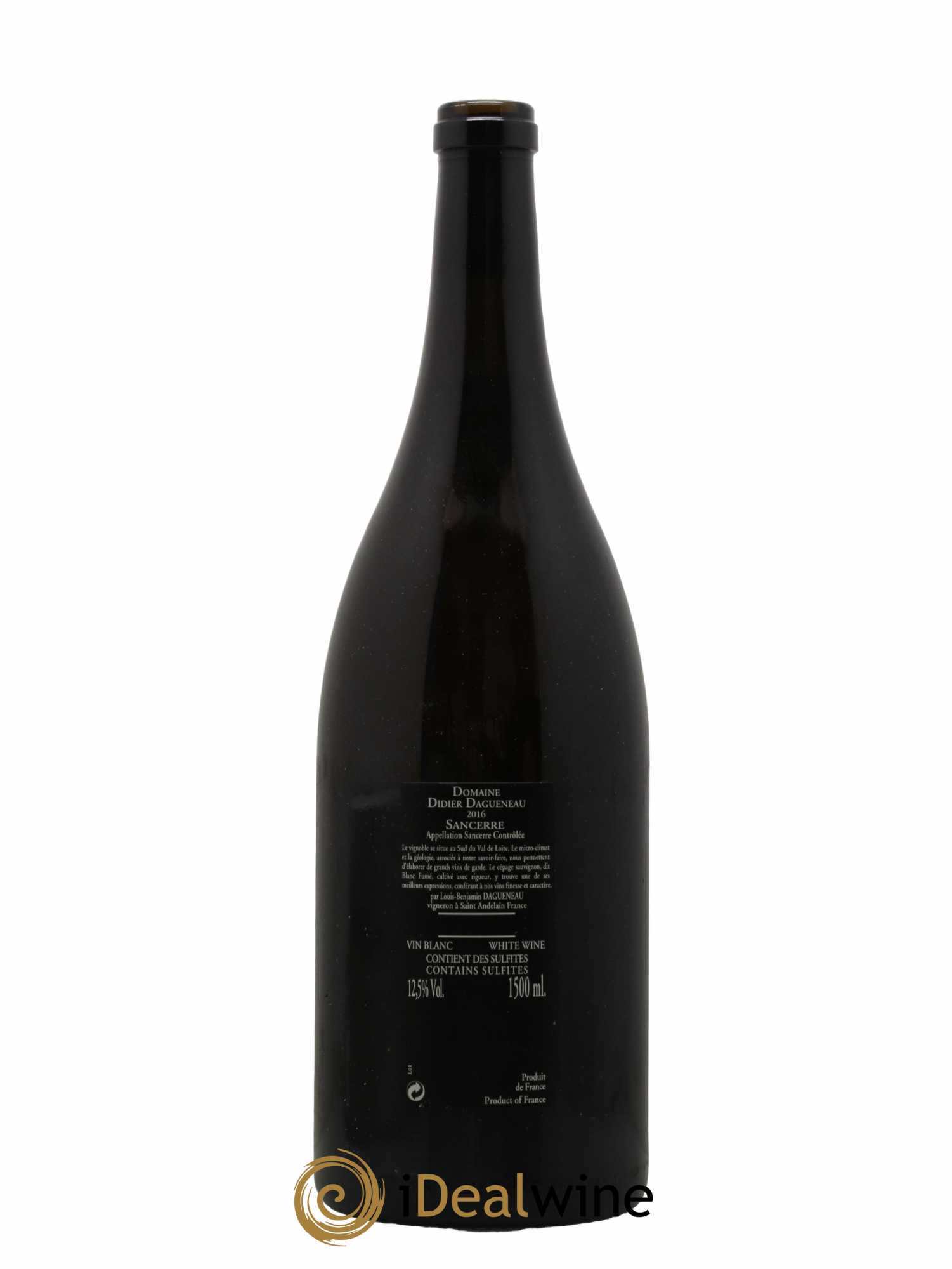 Sancerre Le Mont Damné Chavignol Dagueneau (Domaine Didier - Louis-Benjamin) 2016 - Lot de 1 magnum - 1