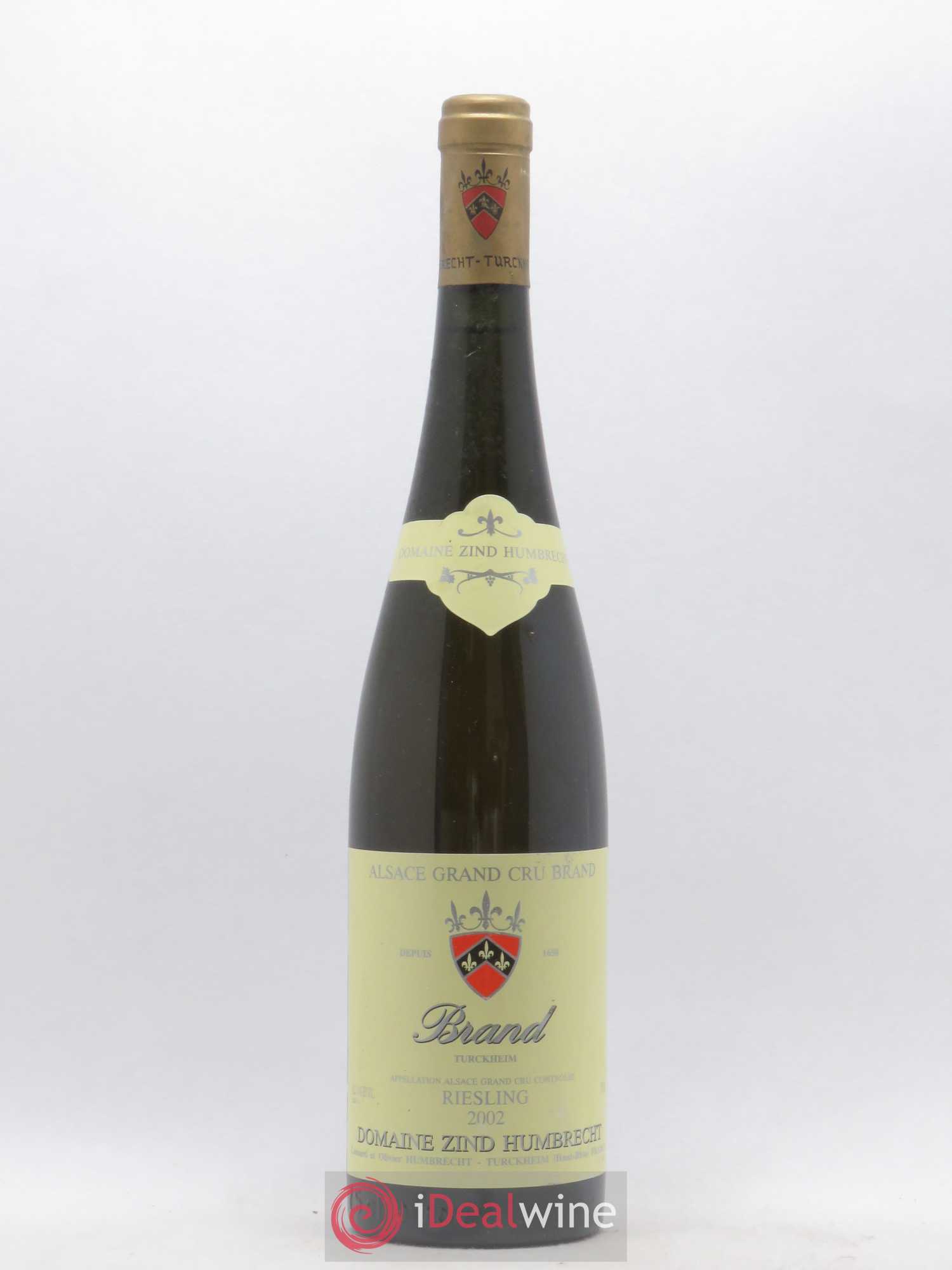 Alsace Riesling Grand Cru Brand Zind-Humbrecht (Domaine) 2002 - Lot de 1 bouteille - 0
