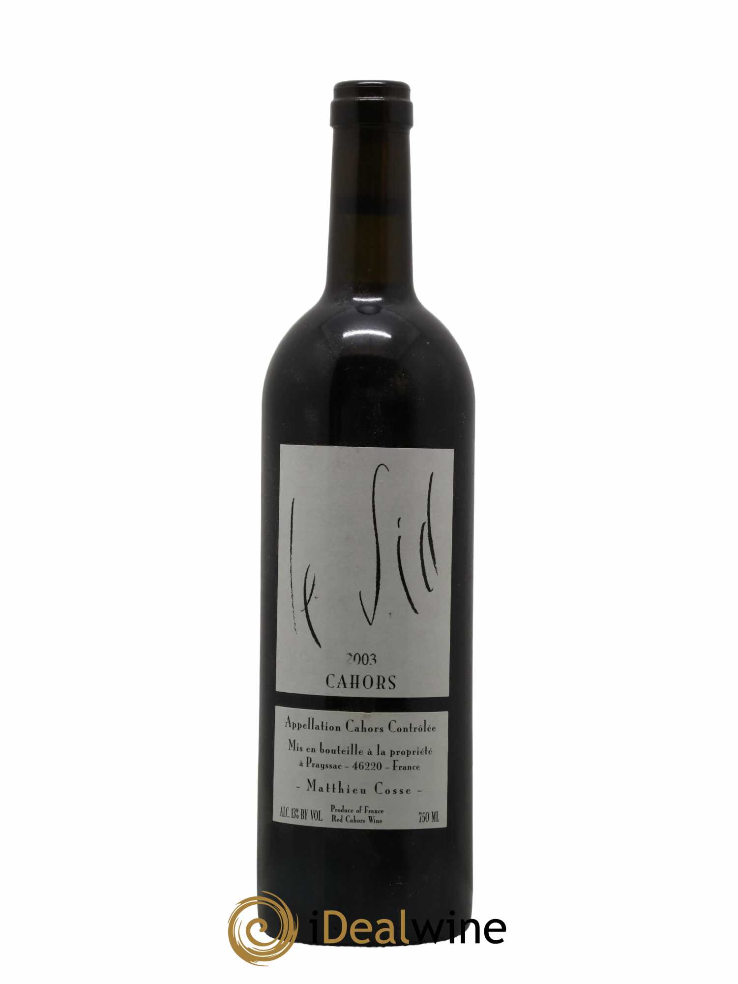 Cahors Le Sid Cosse-Maisonneuve (Domaine) 2003 - Posten von 1 Flasche - 0