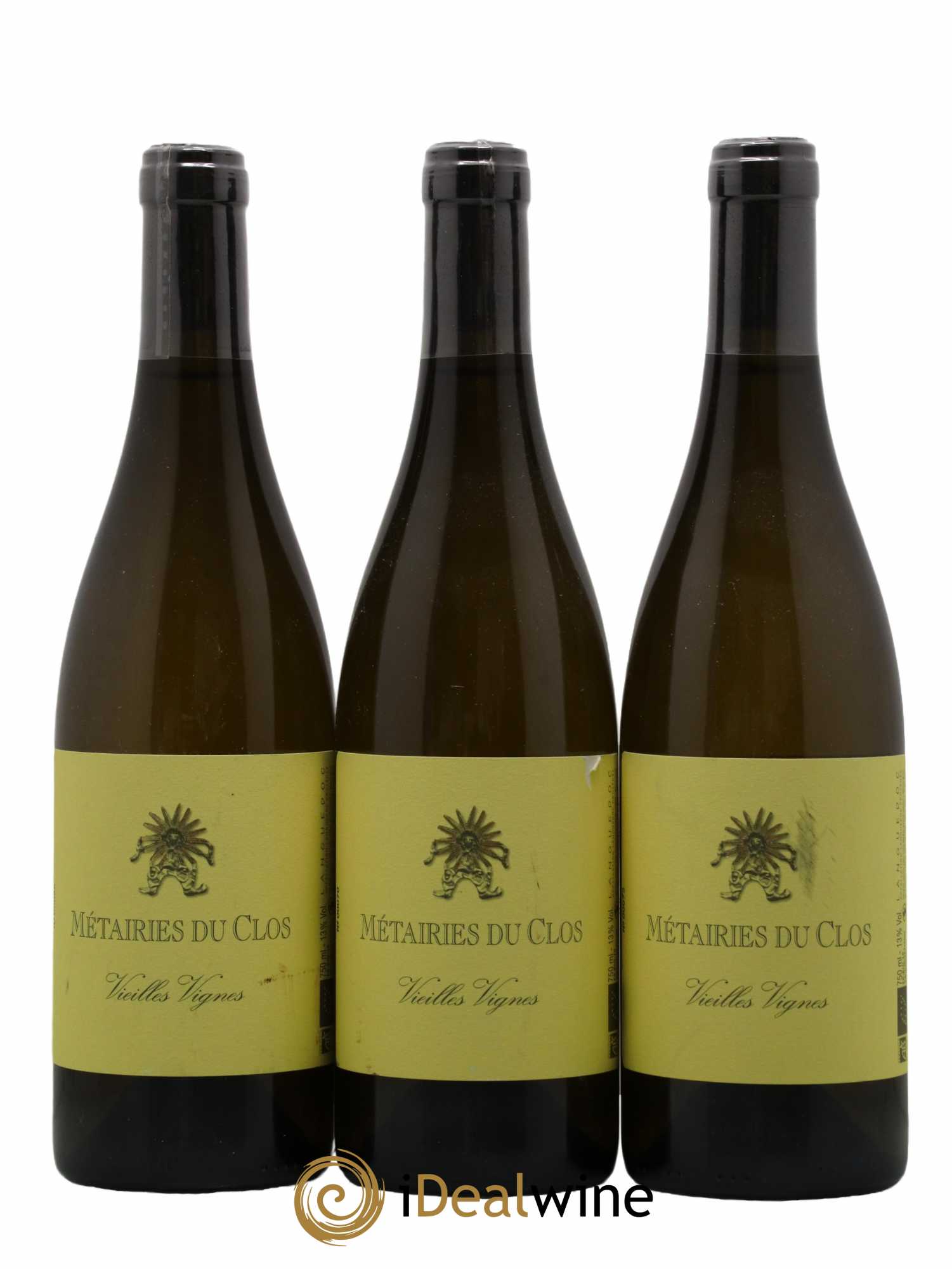 Coteaux du Languedoc Les Métairies du Clos Vieilles Vignes Clos Marie - Christophe Peyrus et Françoise Julien 2019 - Lot de 3 bouteilles - 0